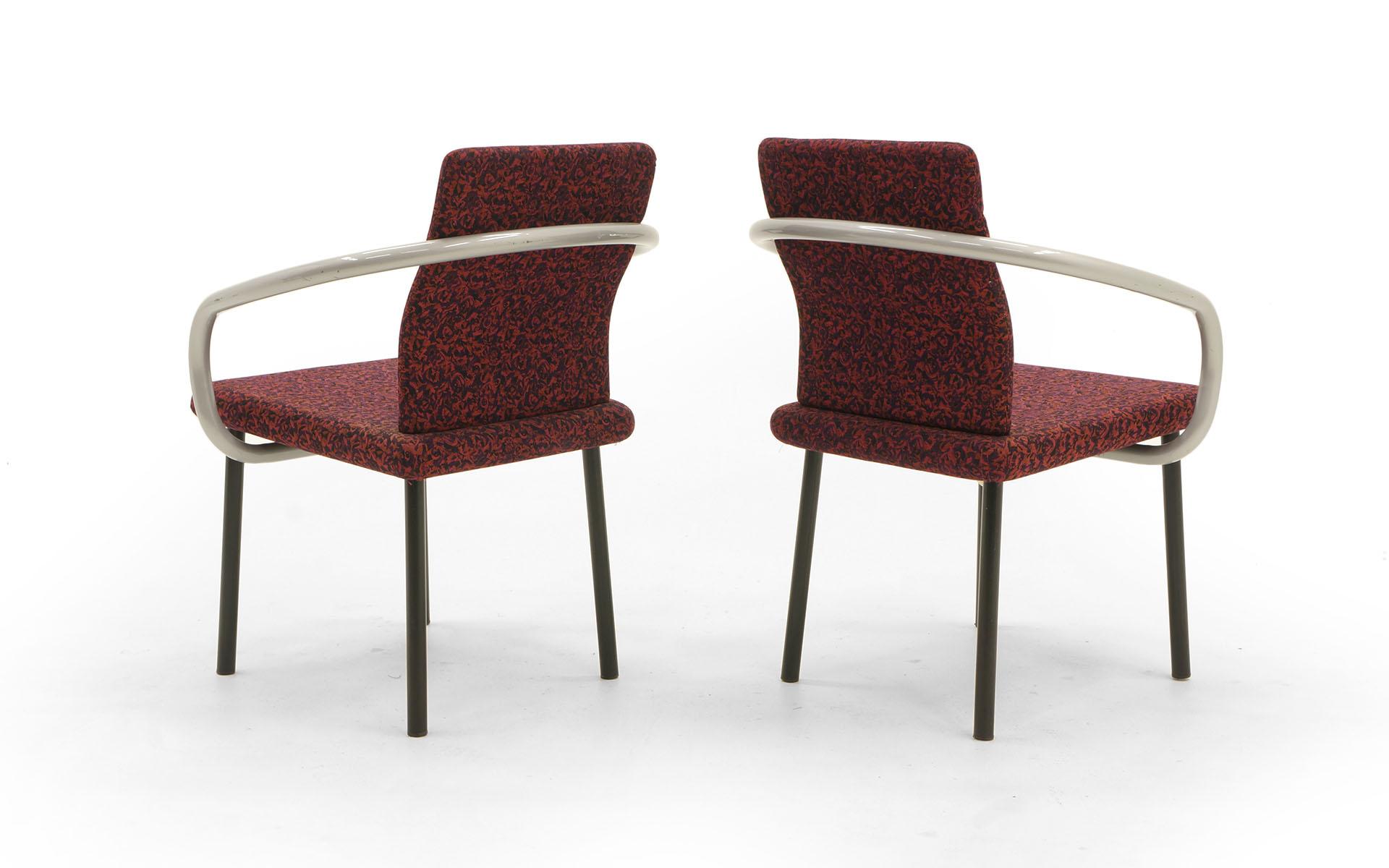 American Set of Six Mandarin Dining Chairs by Ettore Sottsass for Knoll For Sale