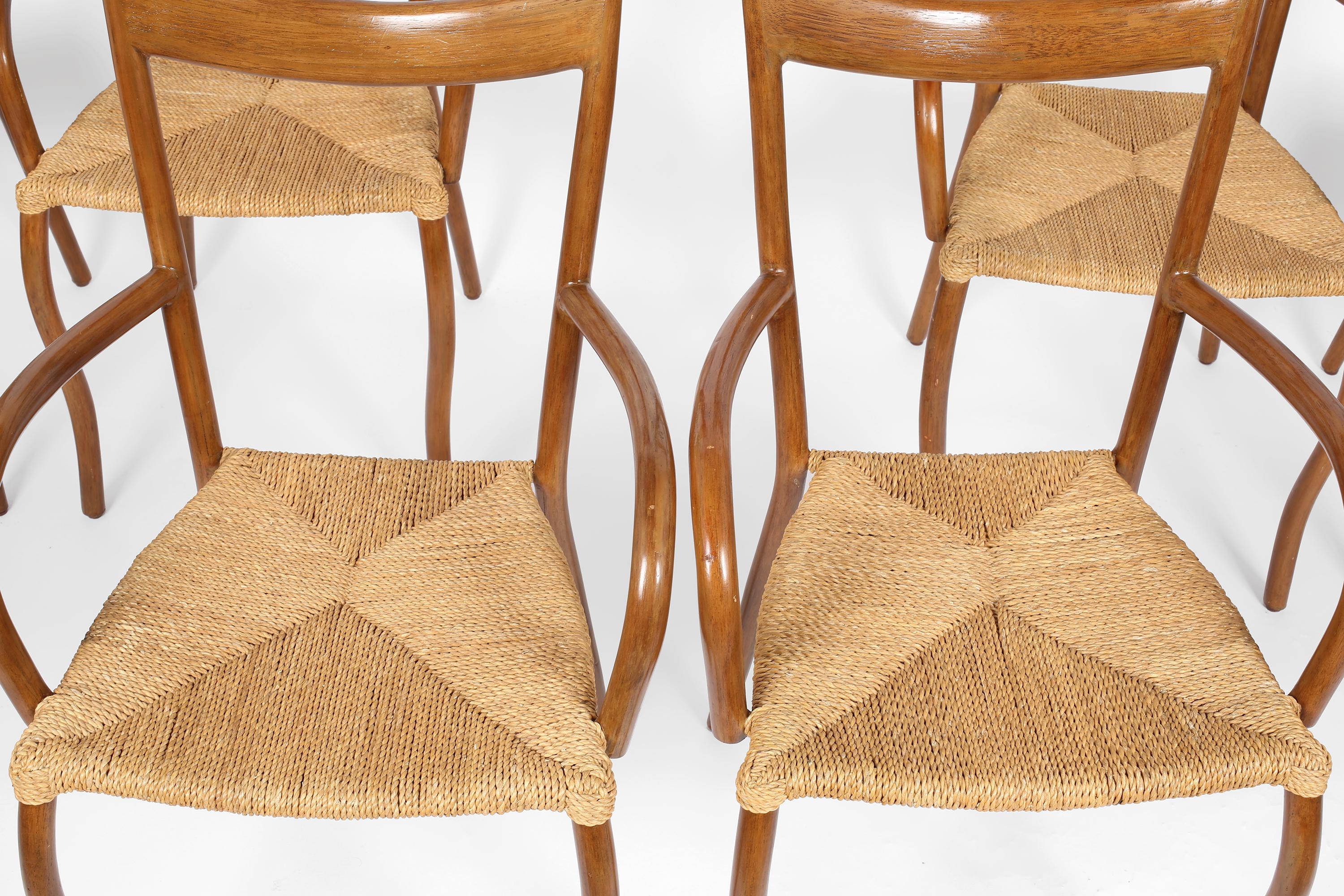 Steel Set of Six Manila Chairs by Val Padilla for Conran