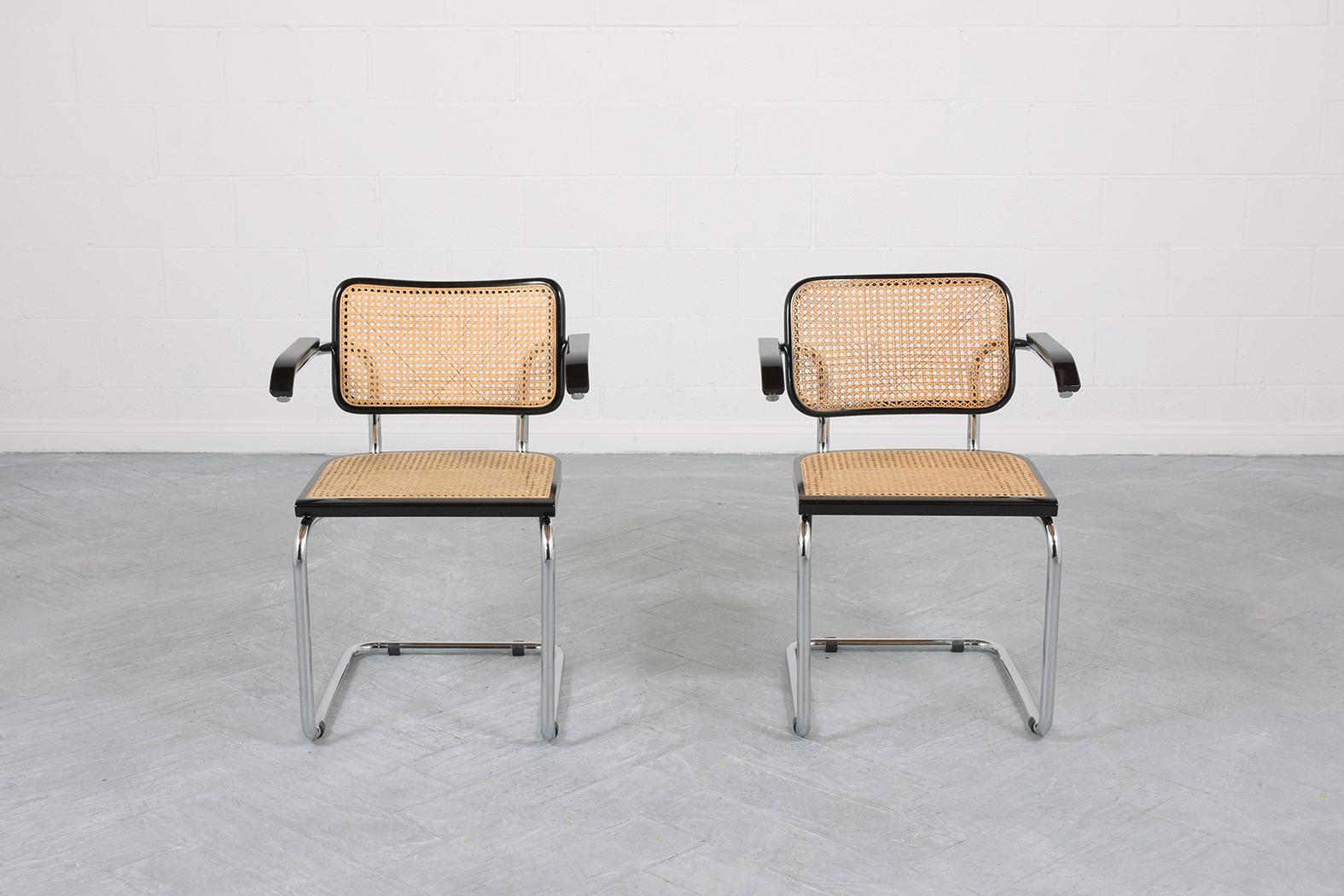 European Set of Six Marcel Breuer Chairs