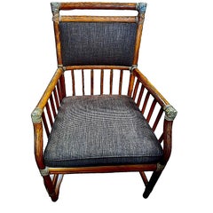 Satz von sechs McGuire-Esszimmerstühlen