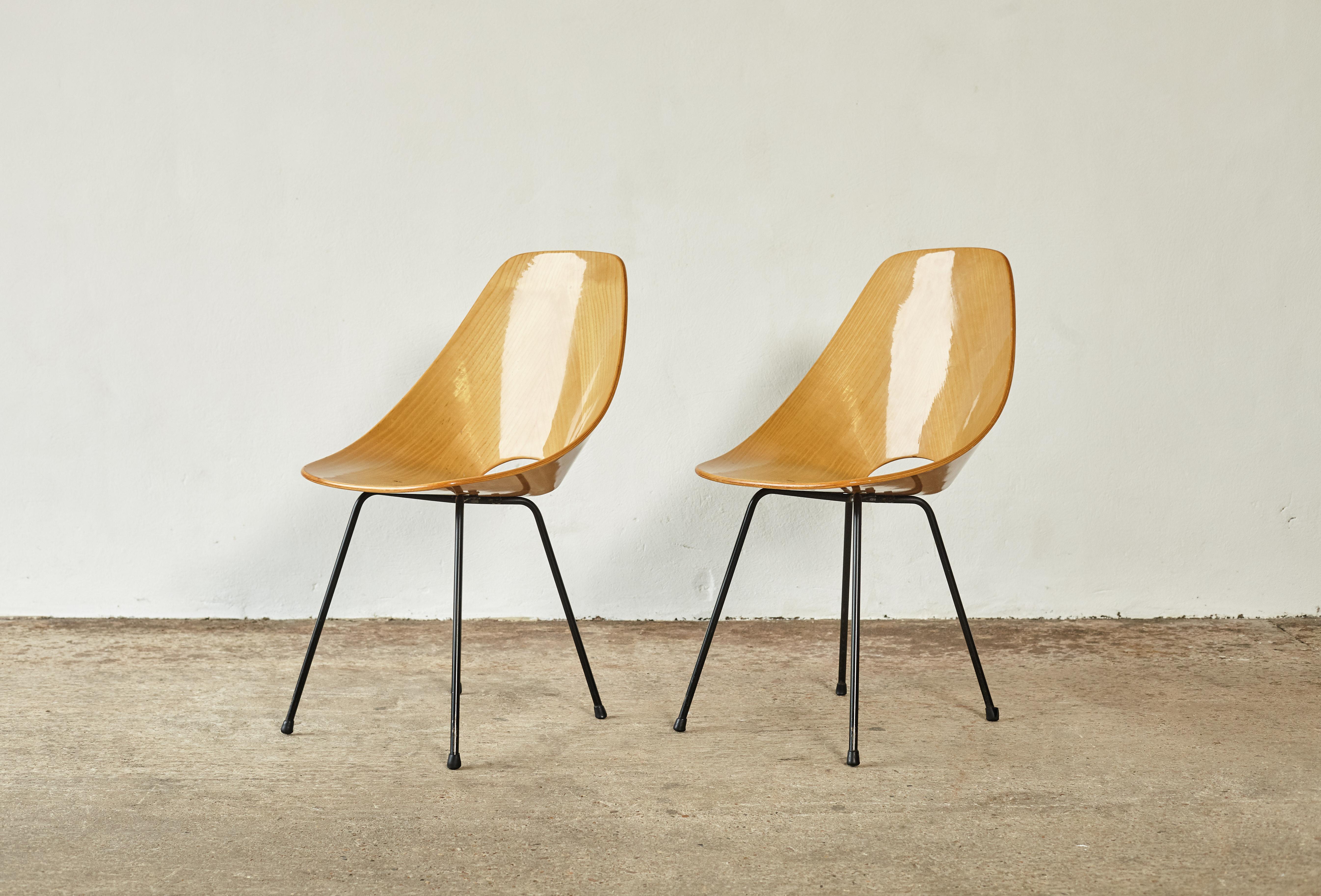 Set of Six Medea Chairs by Vittorio Nobili for Fratelli Tagliabue, Italy, 1950s 9