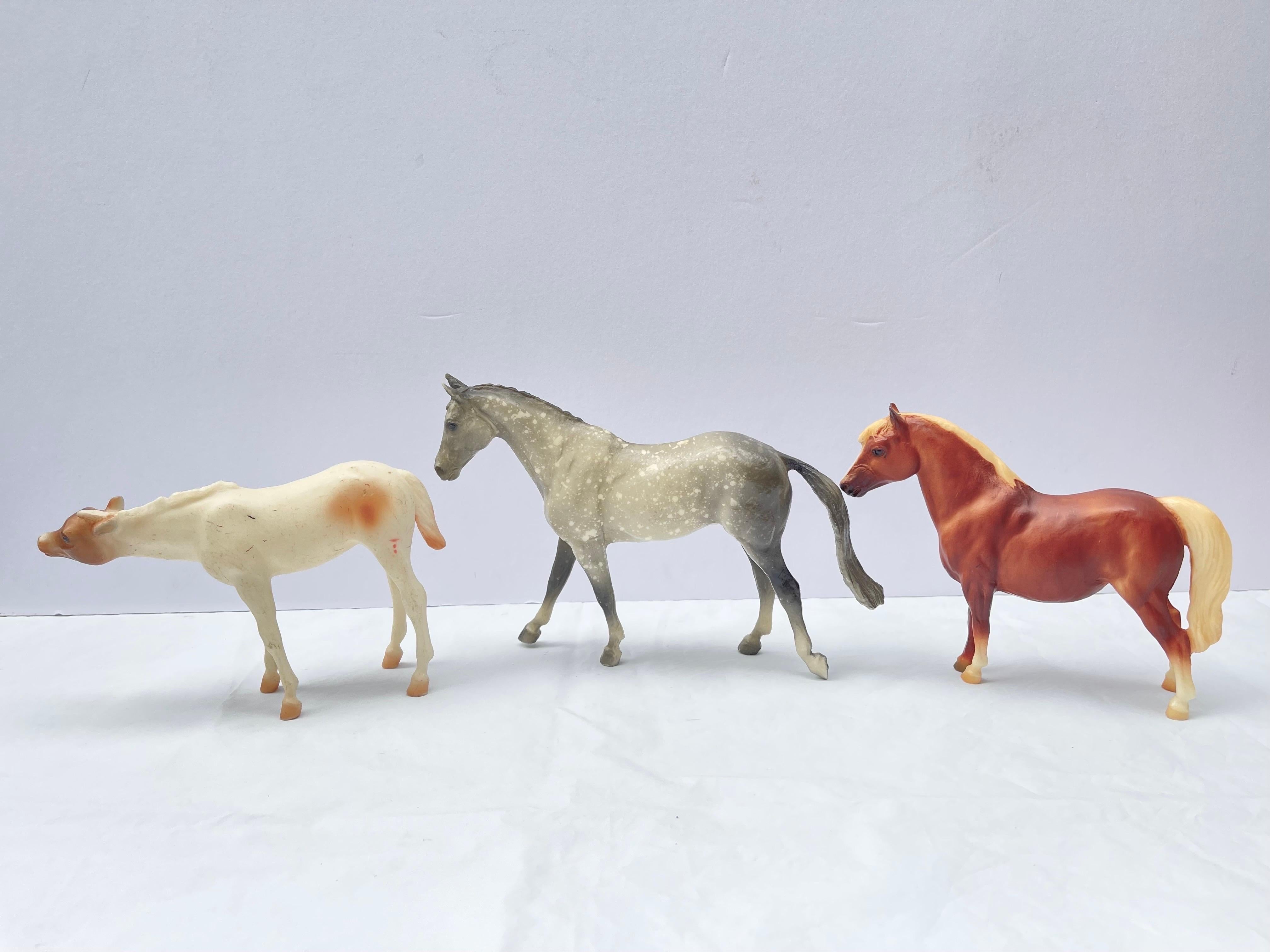  Set of Six Medium Size Vintage Breyer Horses (Box 3) For Sale 4