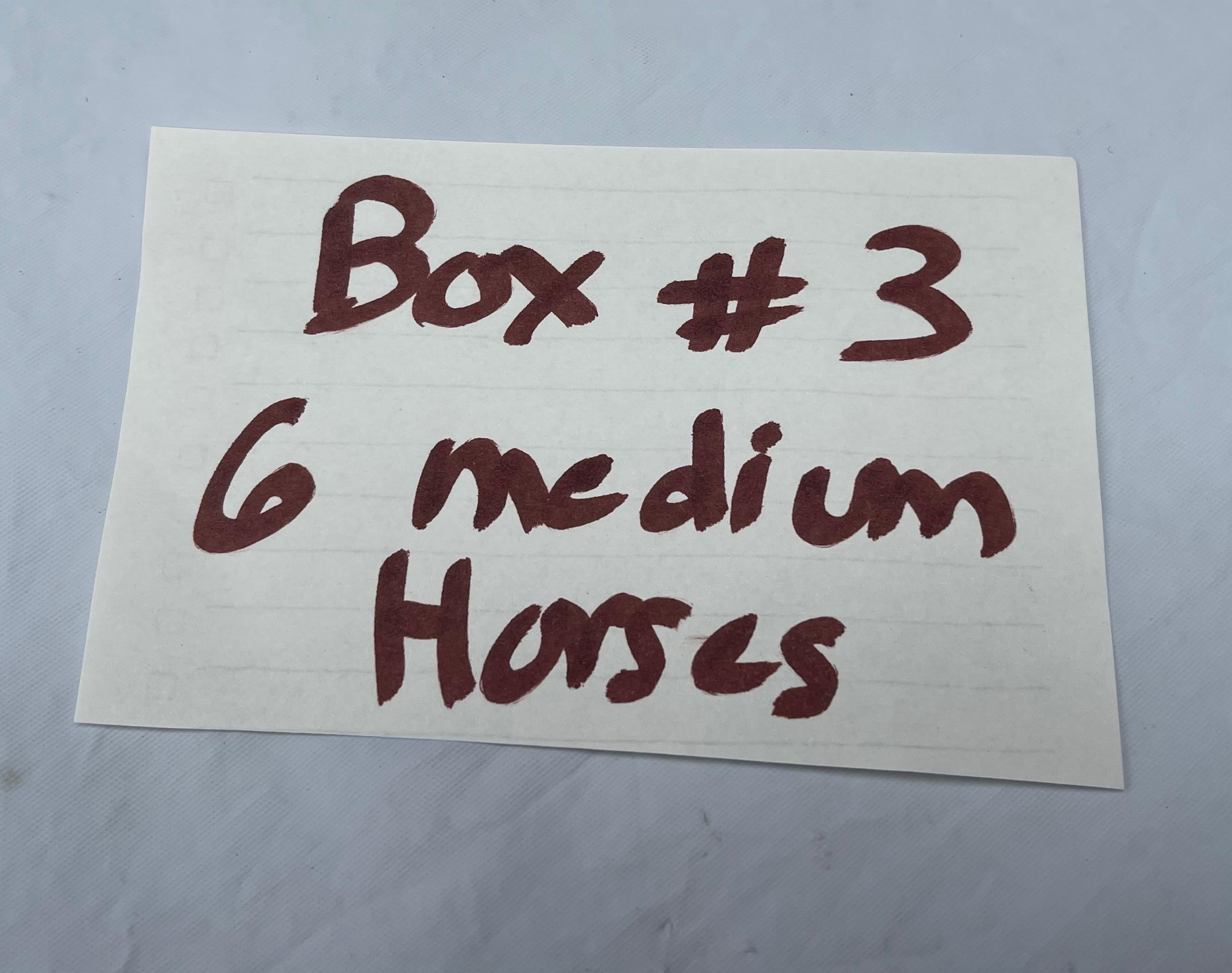  Set of Six Medium Size Vintage Breyer Horses (Box 3) For Sale 11