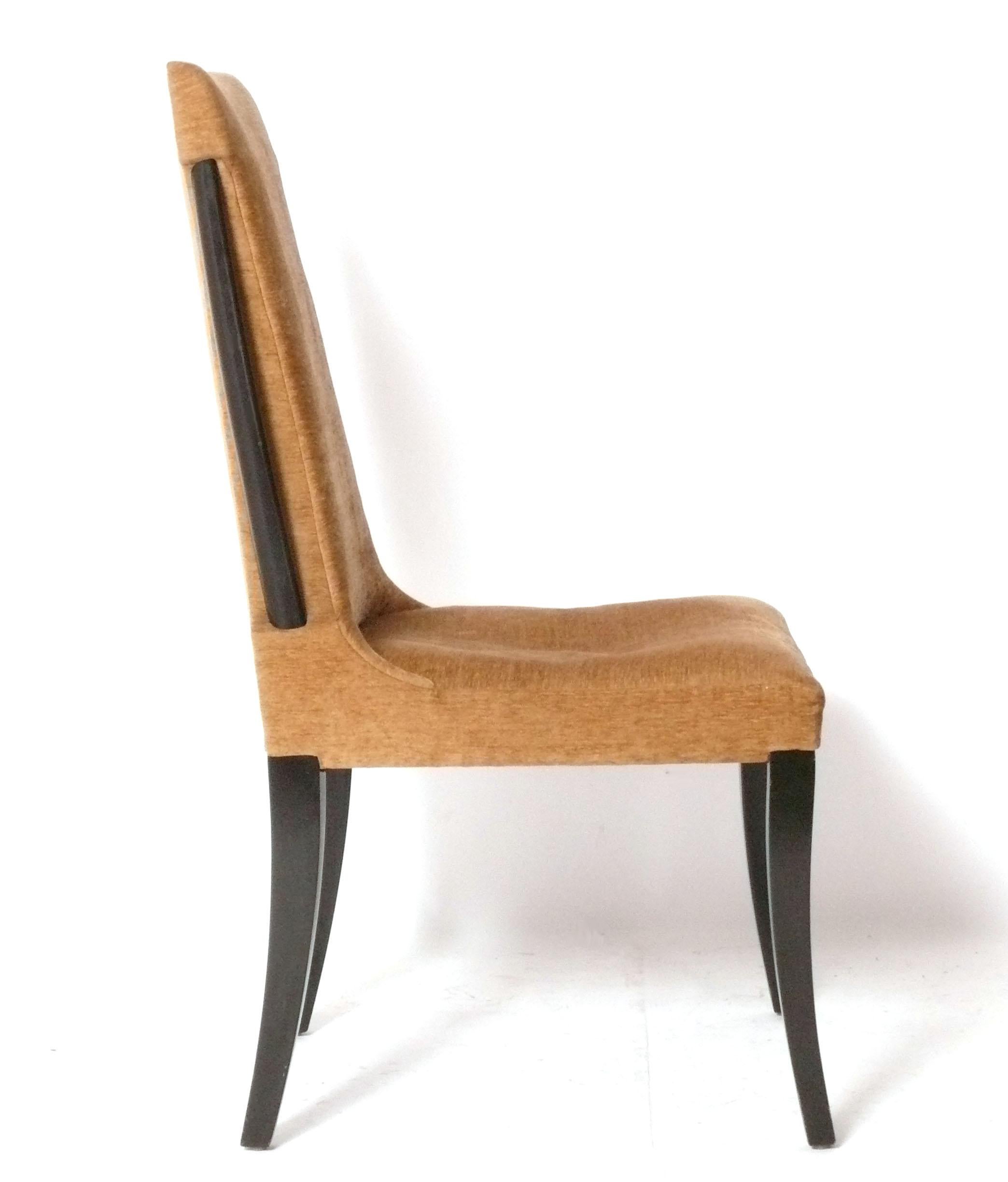Art Déco Set di sei sedie da pranzo moderne di Michael Berman in vendita