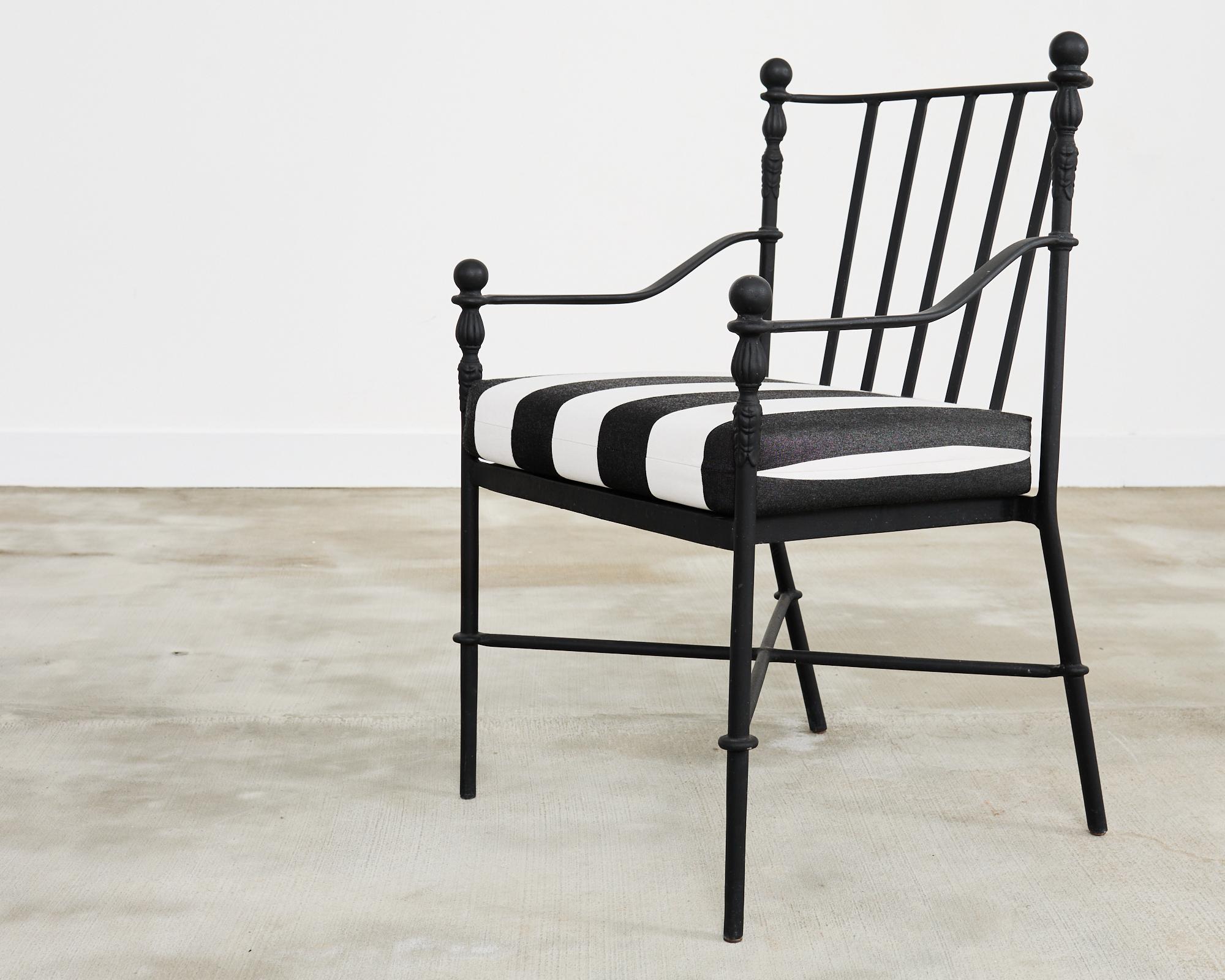 Michael Taylor Montecito Garden Dining Armchairs en vente 7