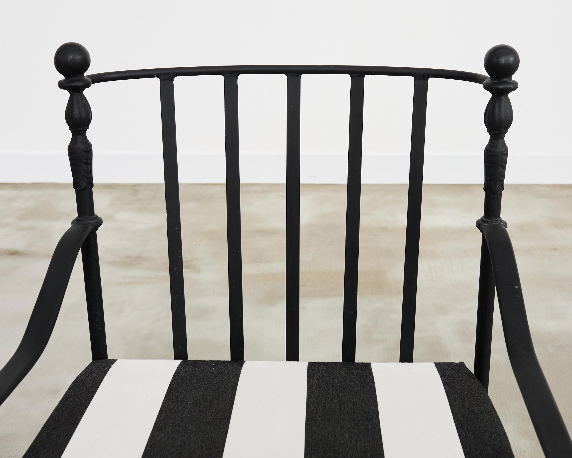Michael Taylor Montecito Garden Dining Armchairs en vente 8