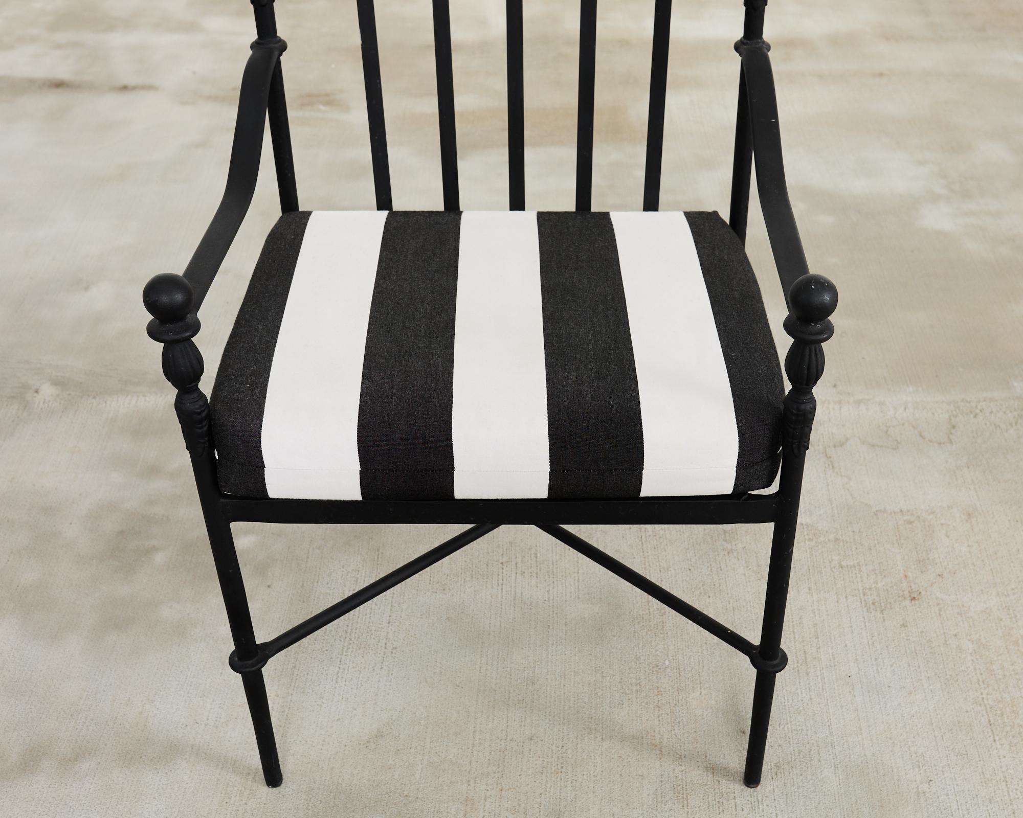 Michael Taylor Montecito Garden Dining Armchairs en vente 9
