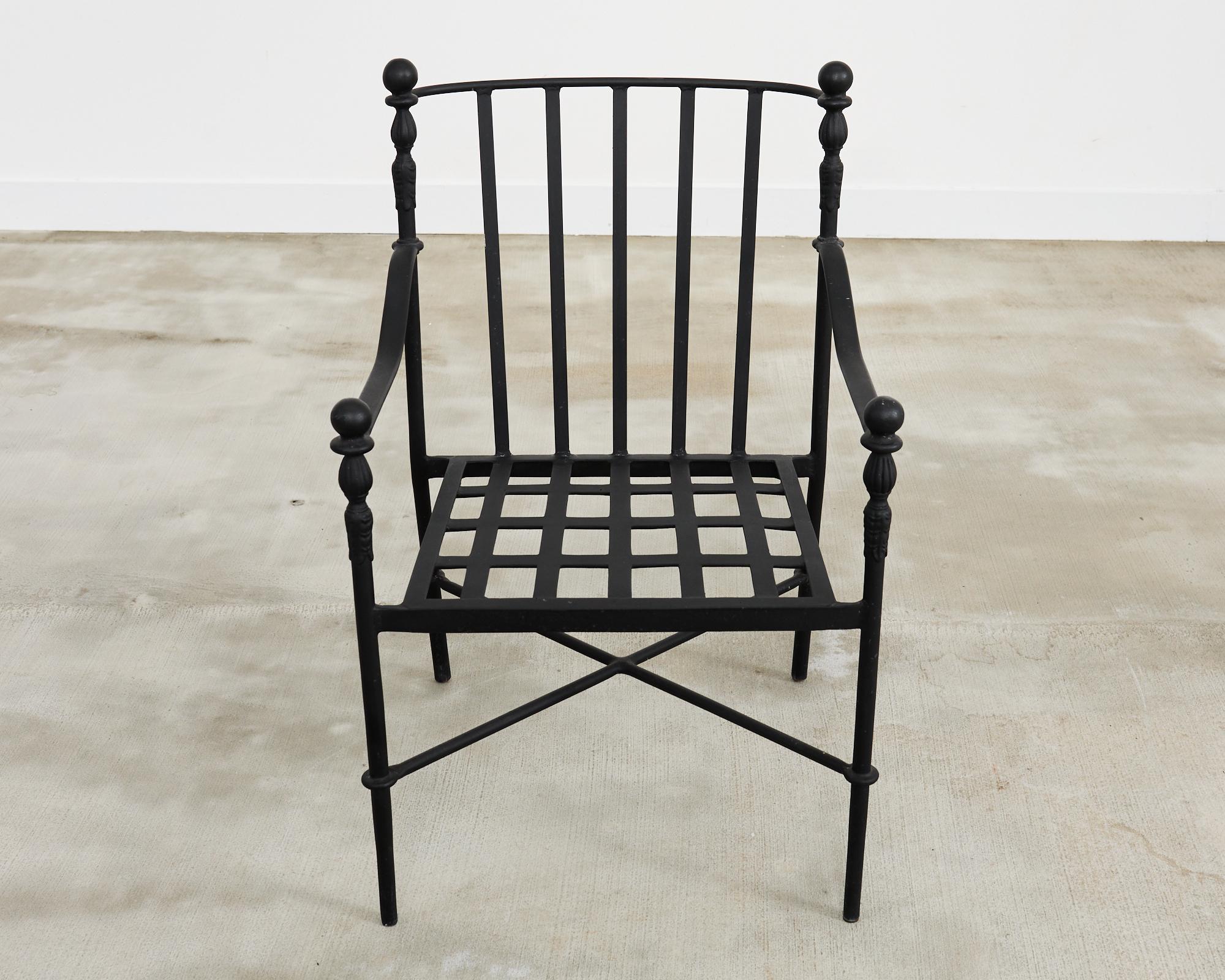 Michael Taylor Montecito Garden Dining Armchairs en vente 11