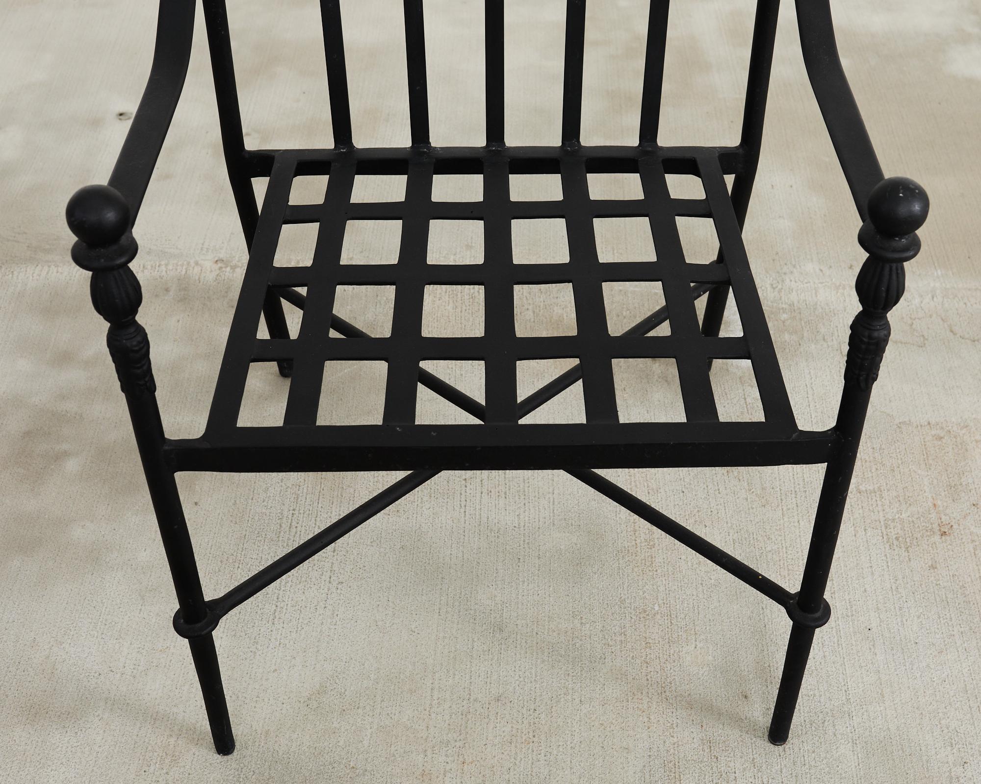 Michael Taylor Montecito Garden Dining Armchairs en vente 12