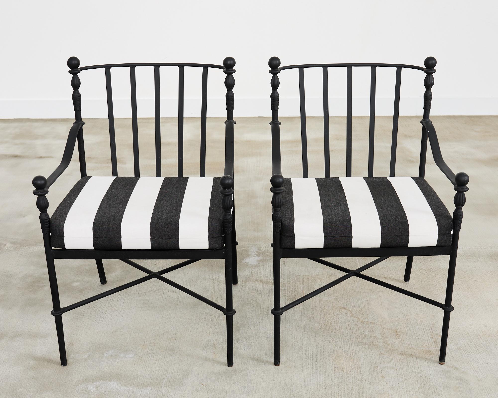 XXIe siècle et contemporain Michael Taylor Montecito Garden Dining Armchairs en vente