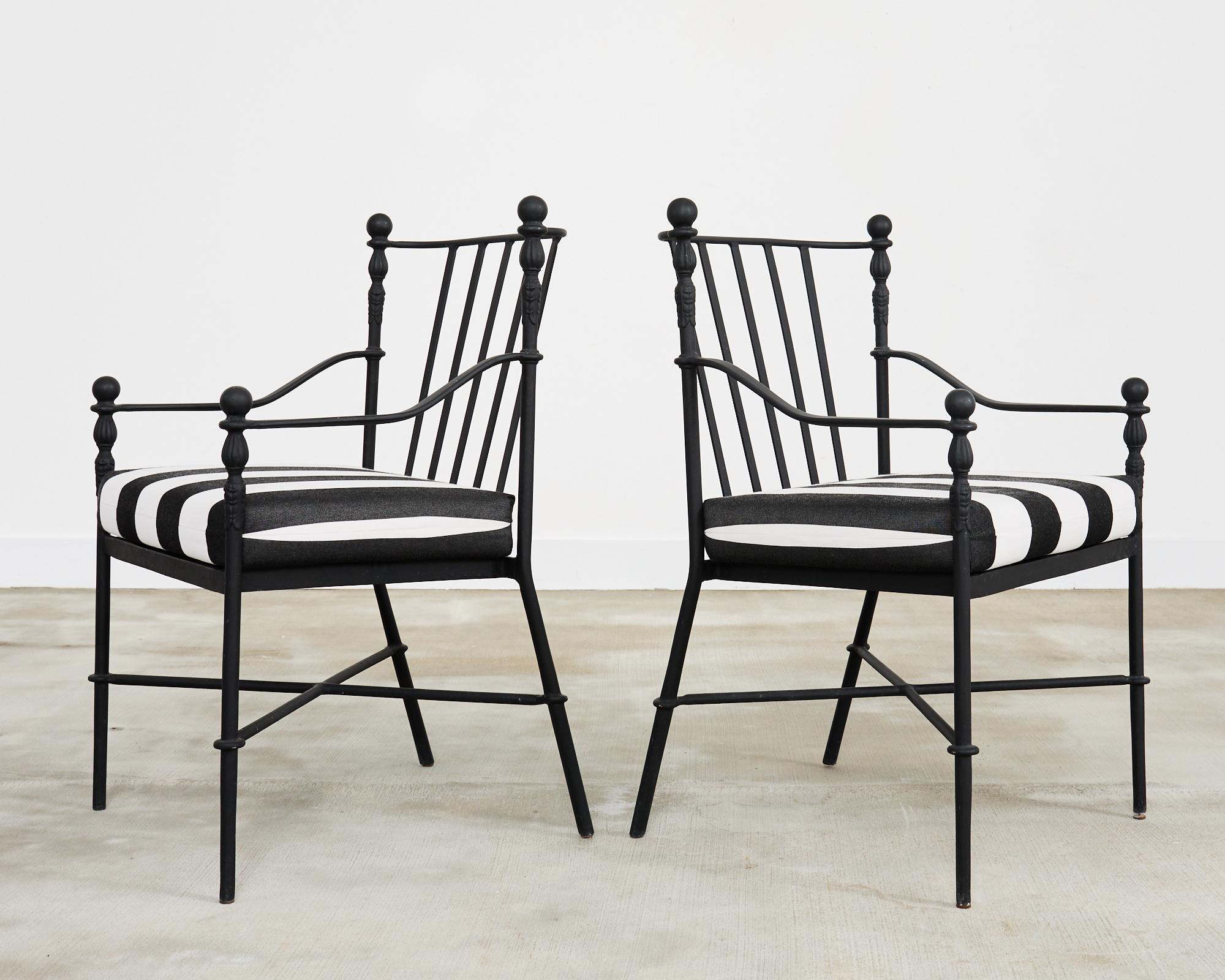 Michael Taylor Montecito Garden Dining Armchairs en vente 1