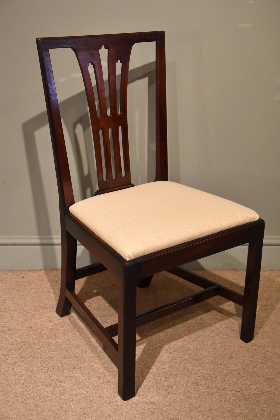 English Set of Six Mid-18th Century Dining Chairs