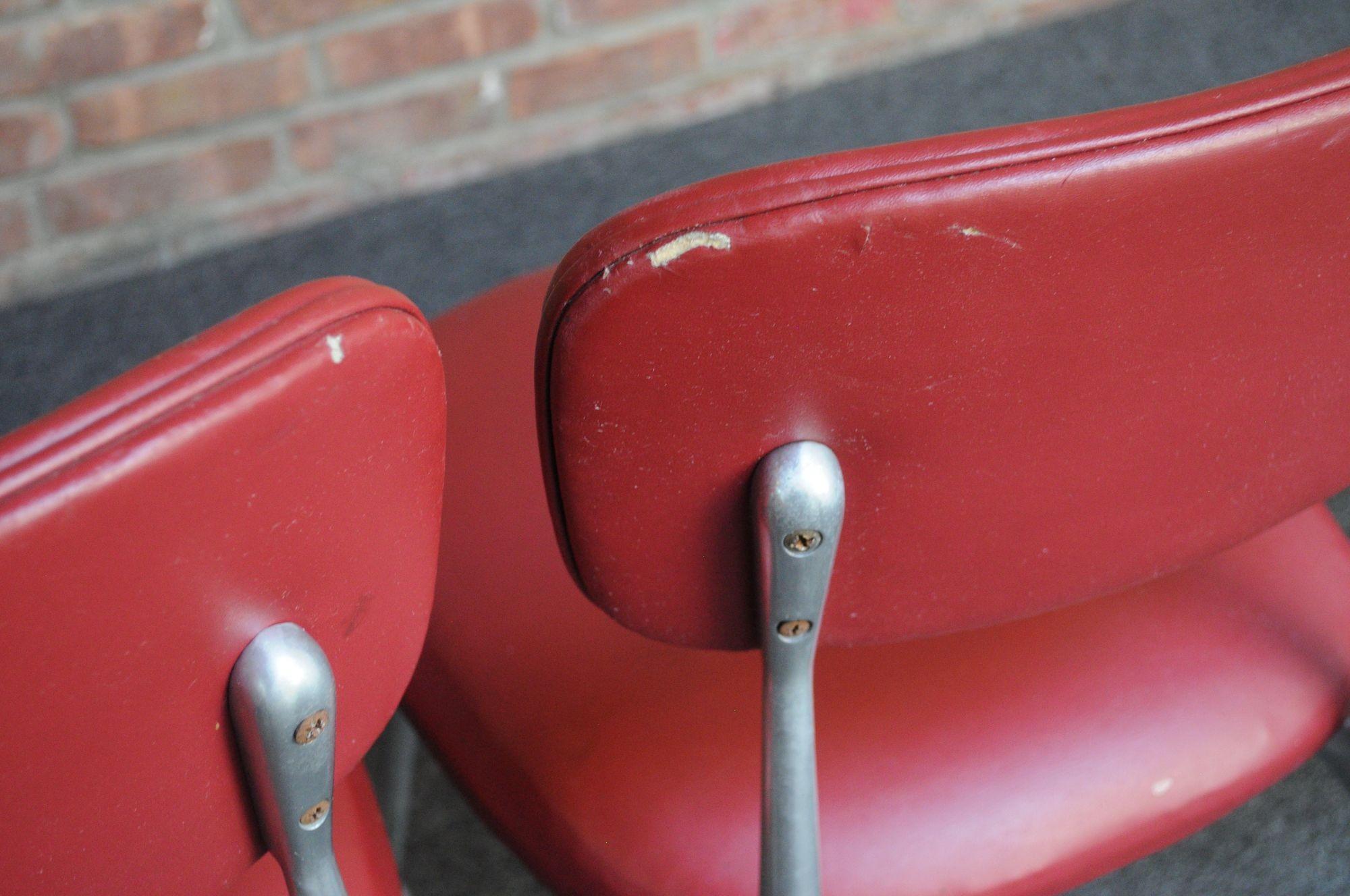 Set of Six Mid-Century Aluminum 
