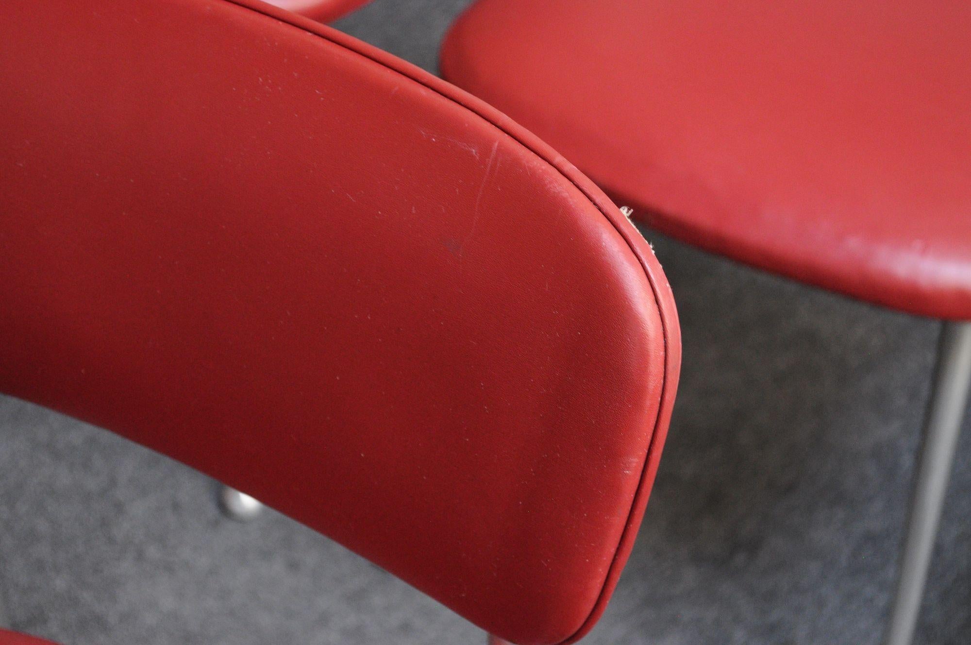 Set of Six Mid-Century Aluminum 