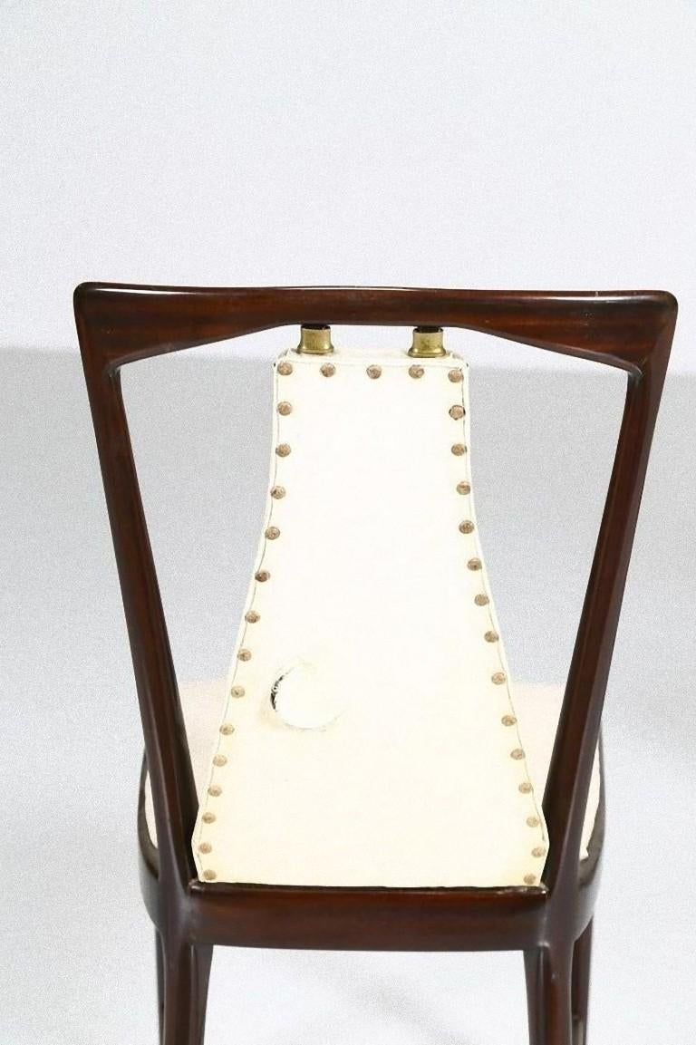 Mid-20th Century Set of Six Midcentury Chairs by Osvaldo Borsani 'attr.' For Sale