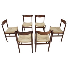 Set of Six Midcentury Chairs, Denmark, 1960s