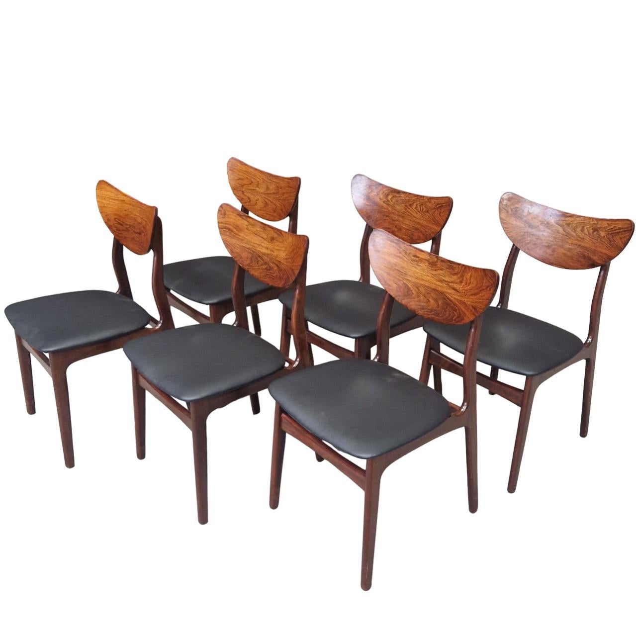 Beautiful and elegant set of six chairs