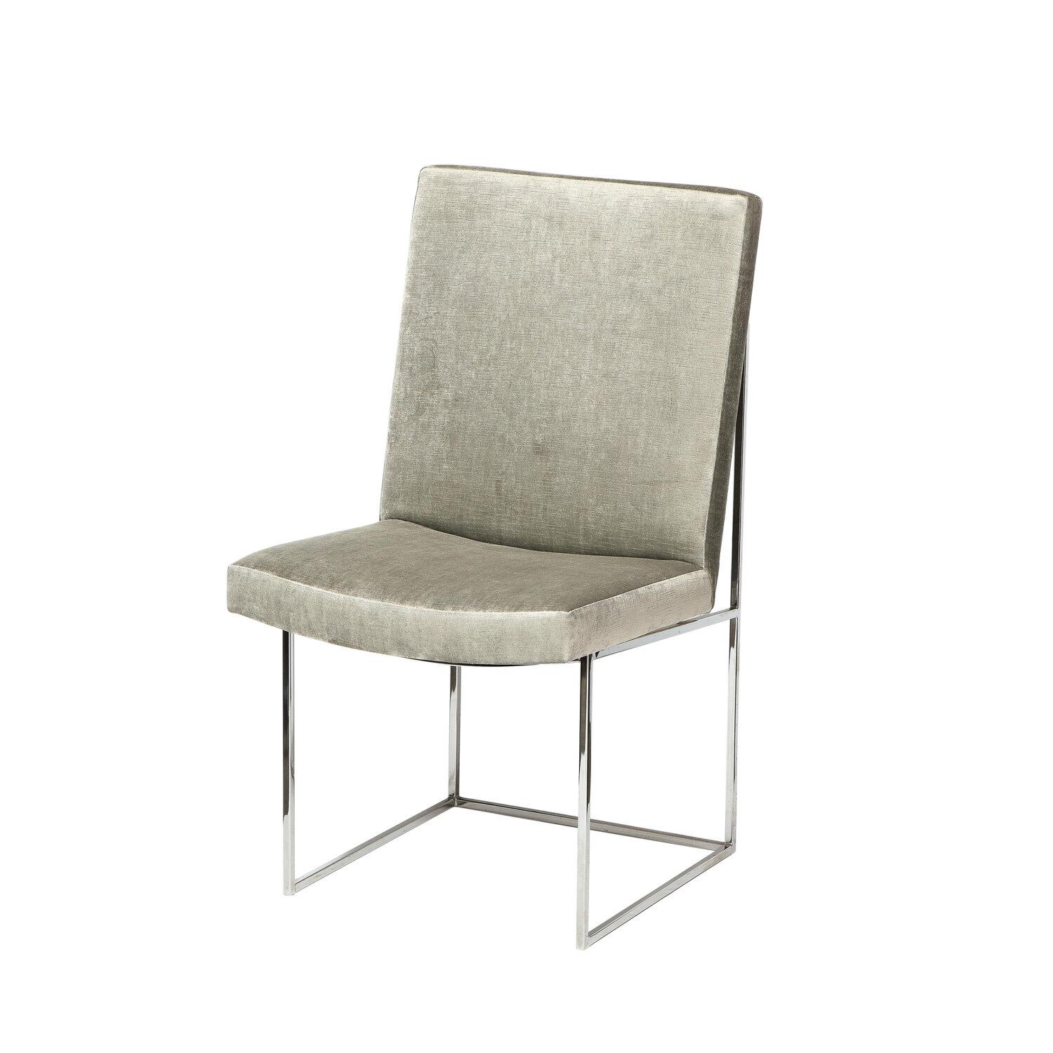 This stunning set of six Mid-Century Modern dining chairs were realized by the Milo Baughman- one of the most celebrated American designers of the 20th century- for Thayer Coggin in 1979. The chairs retain their original Thayer Coggin labels making