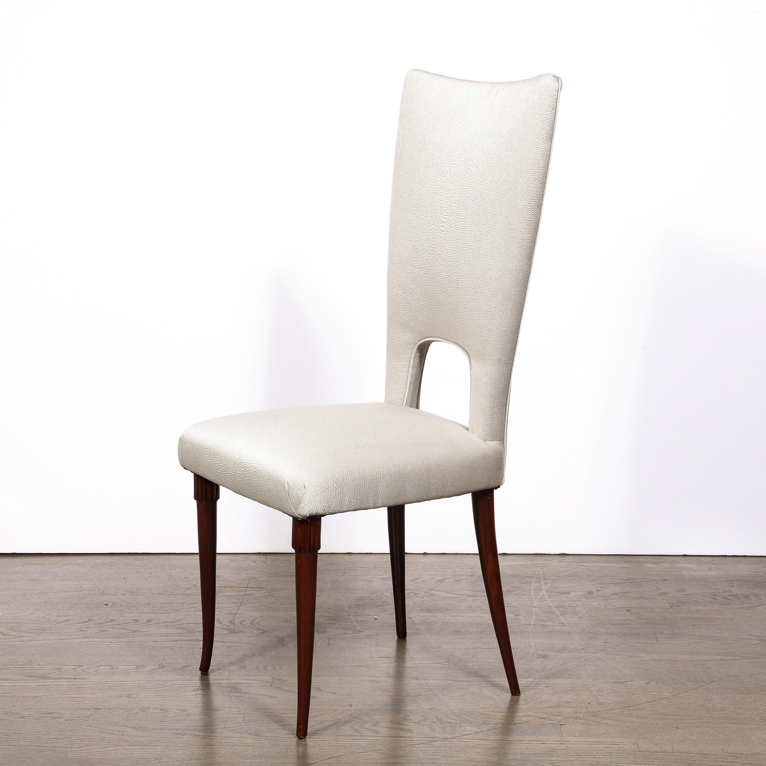 Mid-20th Century Set of Six Mid-Century Gallo Shield Form Dining Chairs by Pier Luigi Colli 