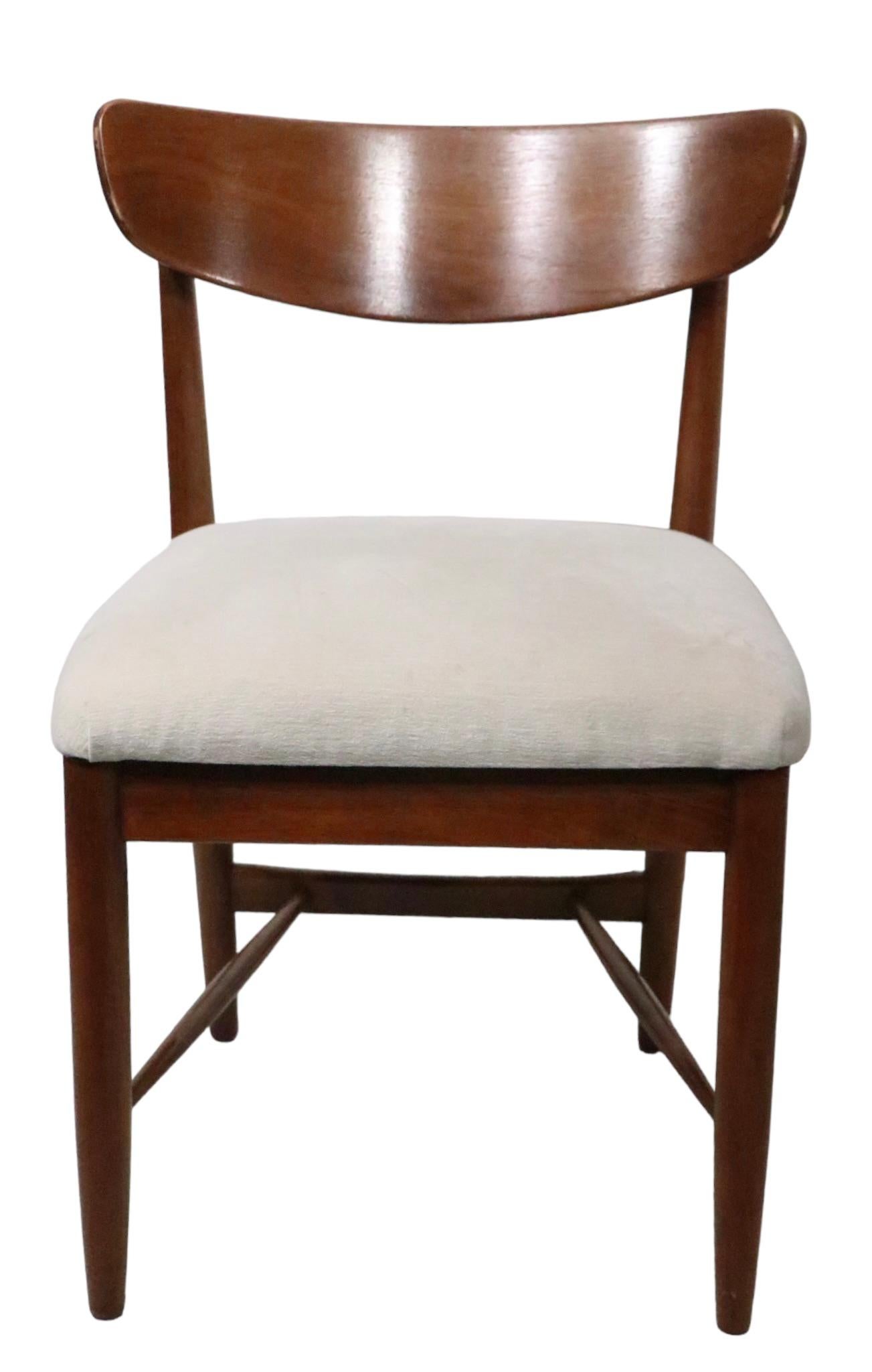 Ensemble de six chaises de salle à manger Dania du milieu du siècle, American of Martinsville, c 1950/60s. en vente 11
