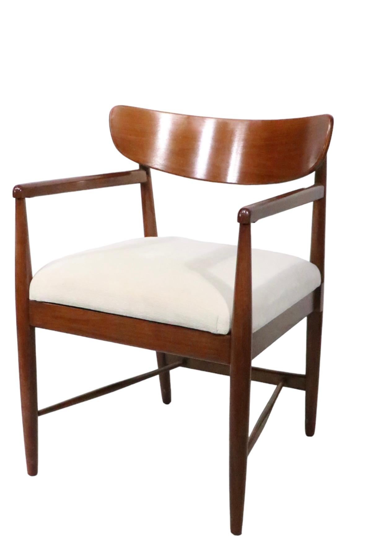 Ensemble de six chaises de salle à manger Dania du milieu du siècle, American of Martinsville, c 1950/60s. en vente 12