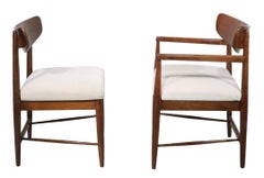 Set of Six Mid Century Dania Dining Chairs American of Martinsville c 1950/60s