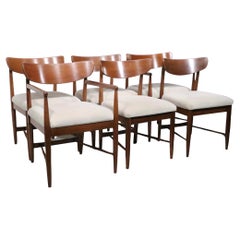 Set of Six Mid Century Dania Dining Chairs American of Martinsville c 1950/60s