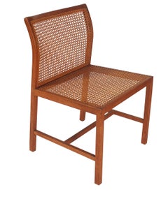 Set of Six Midcentury Danish Modern Cane Dining Chairs by Ditte & Adrian Heath