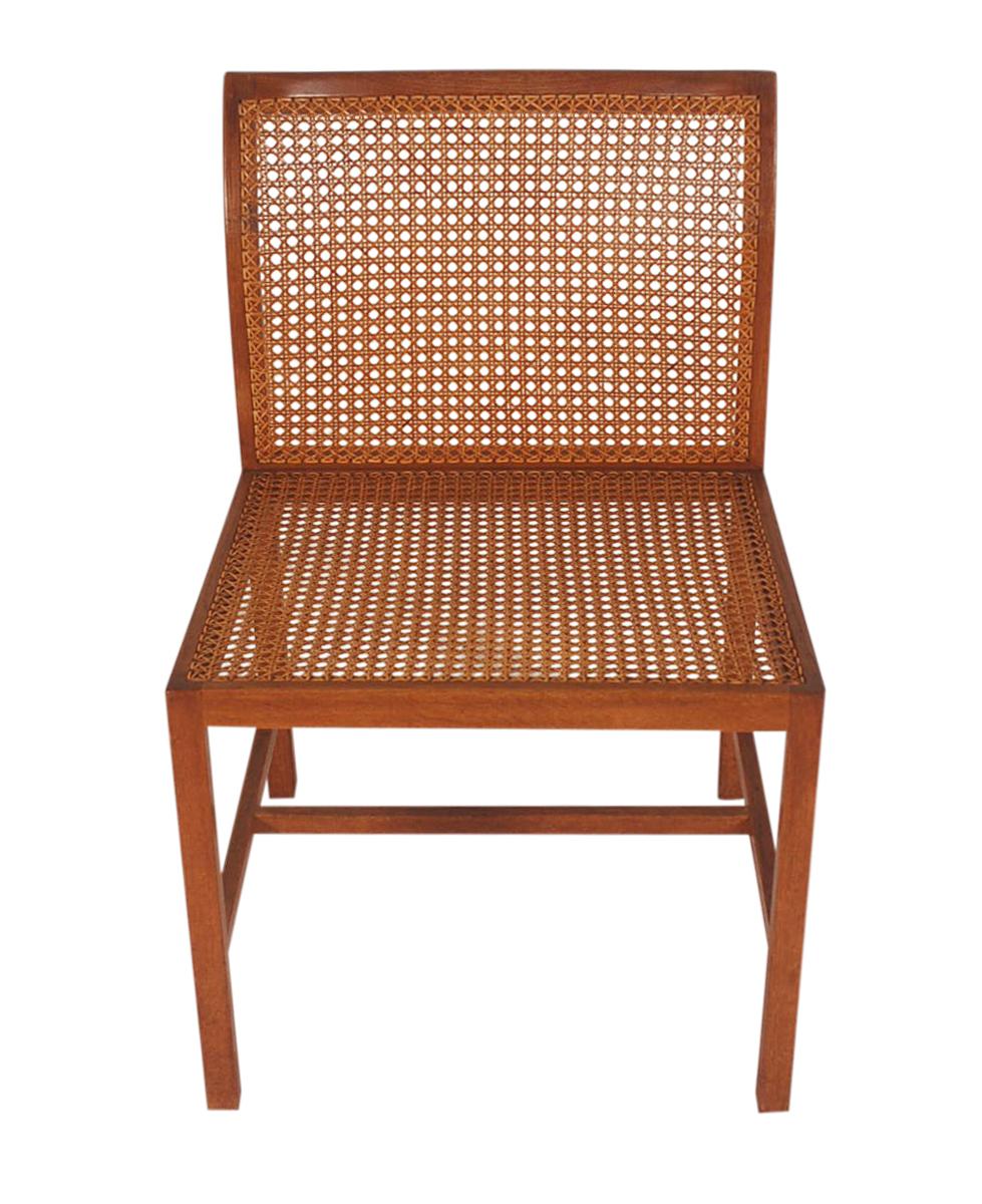 Mid-20th Century Set of Six Midcentury Danish Modern Cane Dining Chairs by Ditte & Adrian Heath