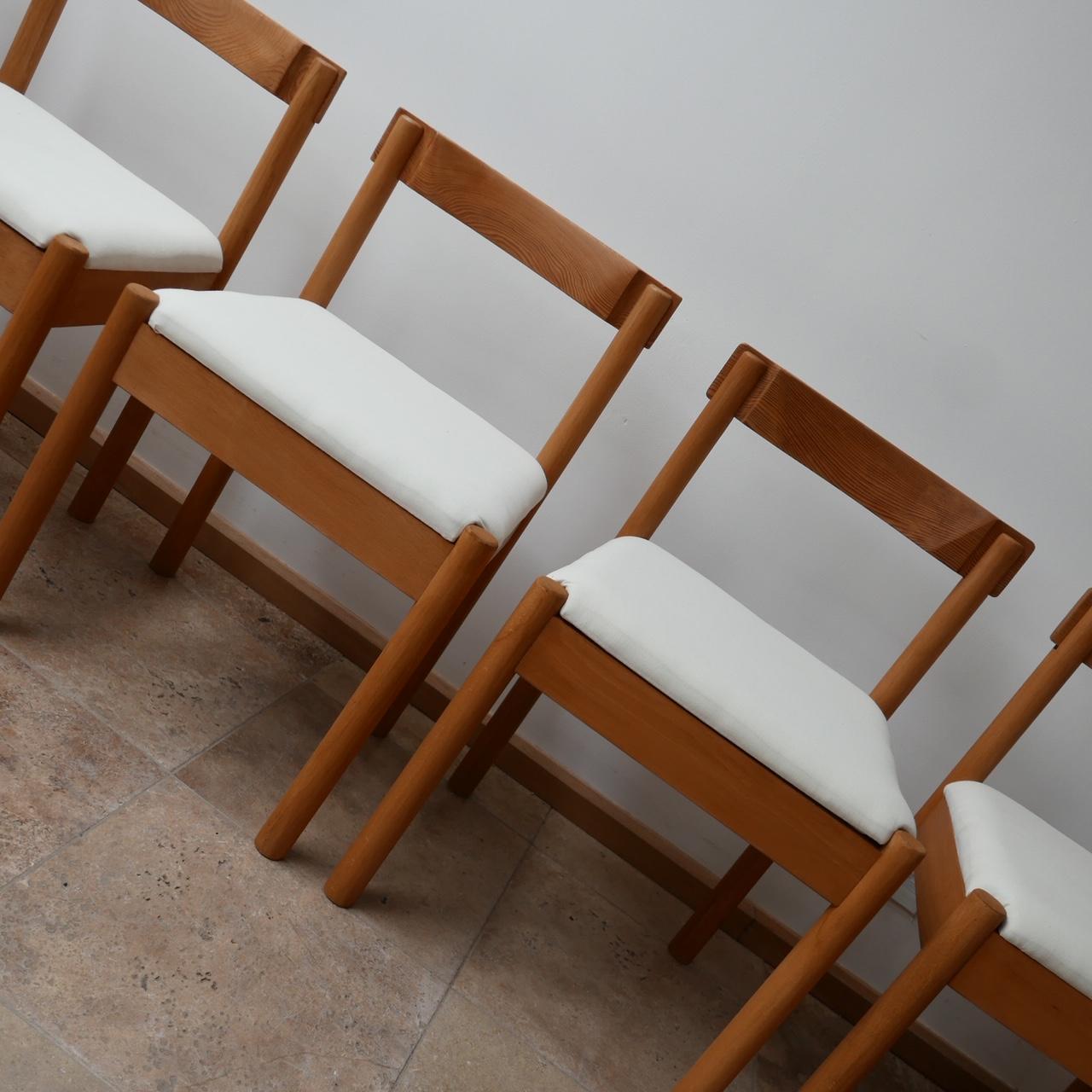 Mid-Century Modern Set of Six Midcentury Dining Chairs '6'