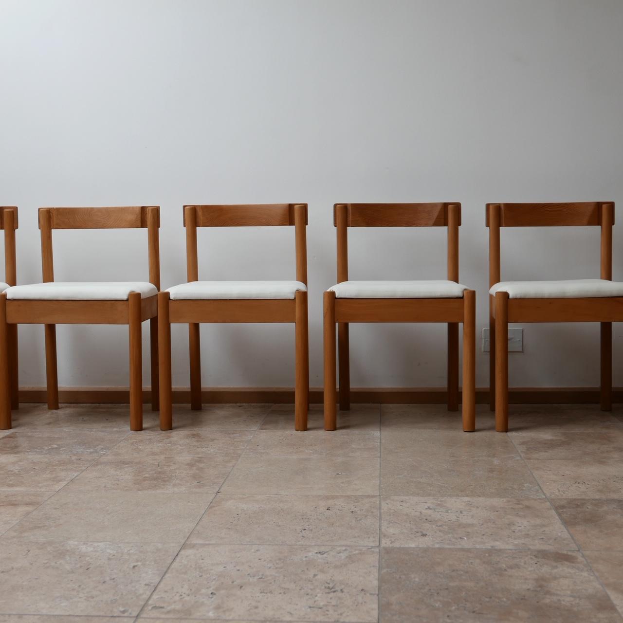 Swedish Set of Six Midcentury Dining Chairs '6'