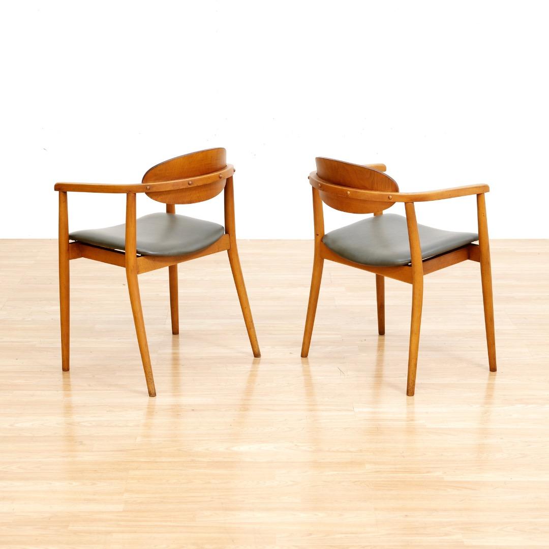 Sechser-Set Mid Century Esszimmerstühle von Antonin Suman für Ligna im Angebot 3