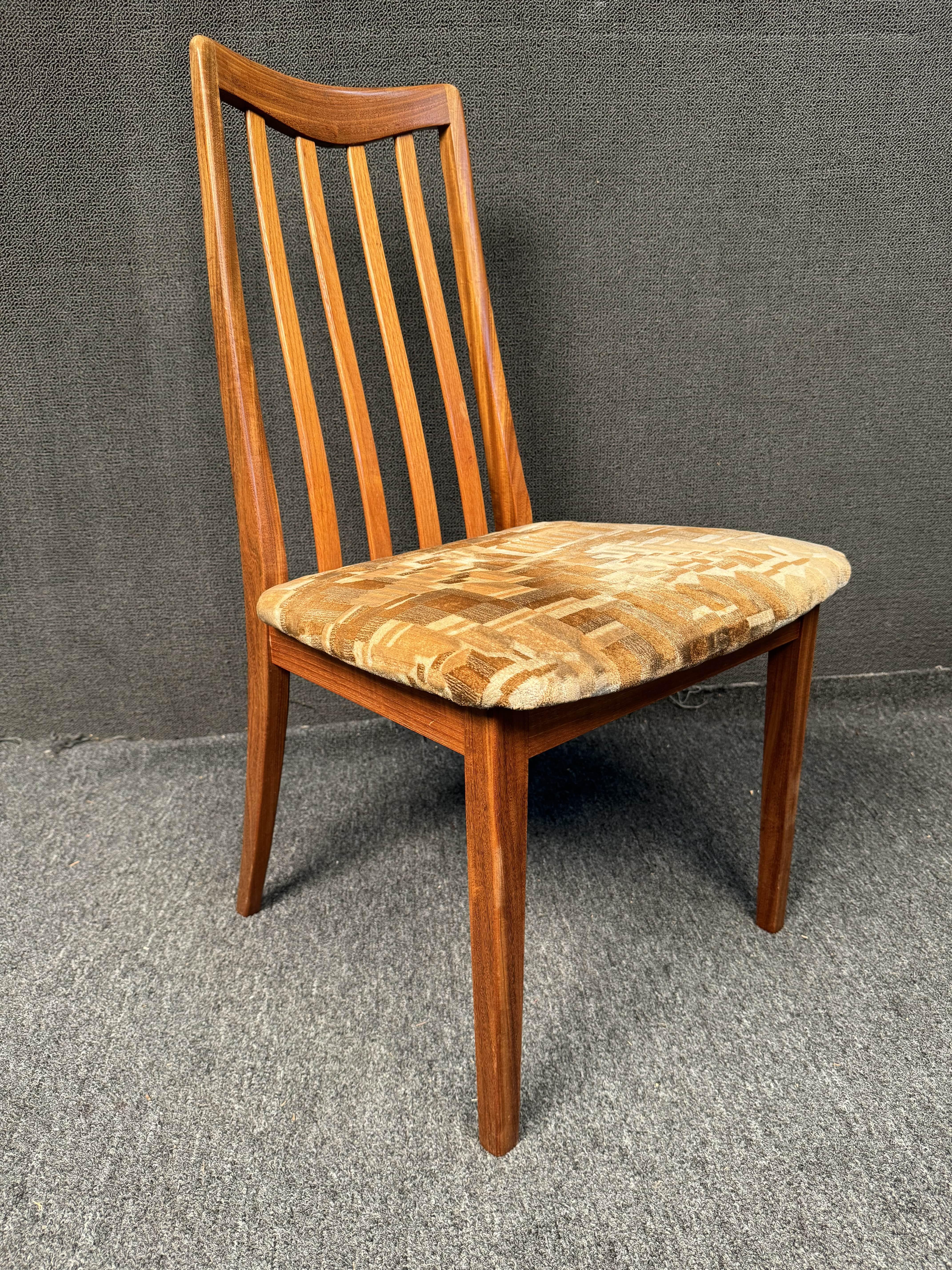 Wood Set of Six Mid-Century Dining Chairs by G Plan For Sale