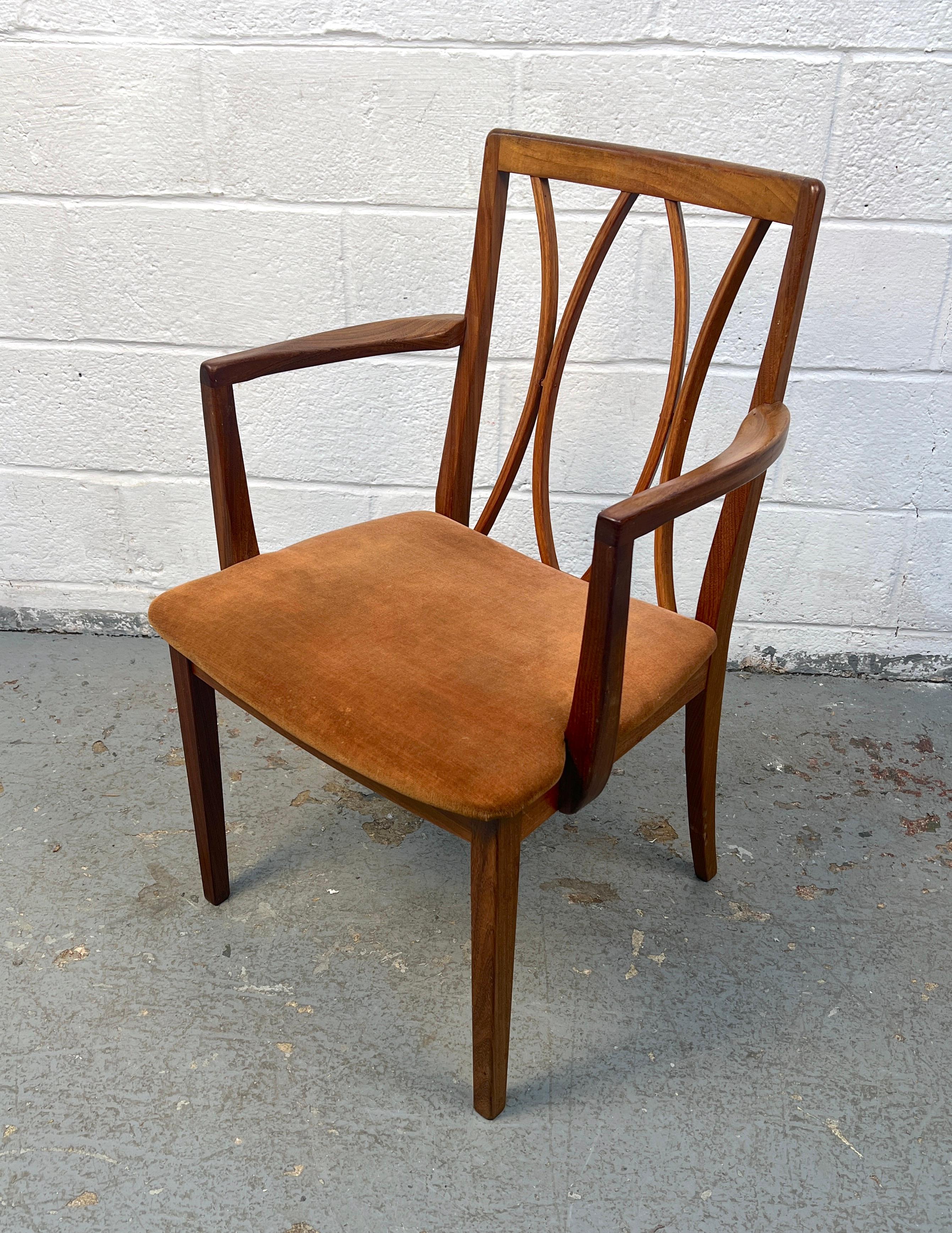 Set di sei sedie da pranzo di metà secolo di G-Plan in vendita 3