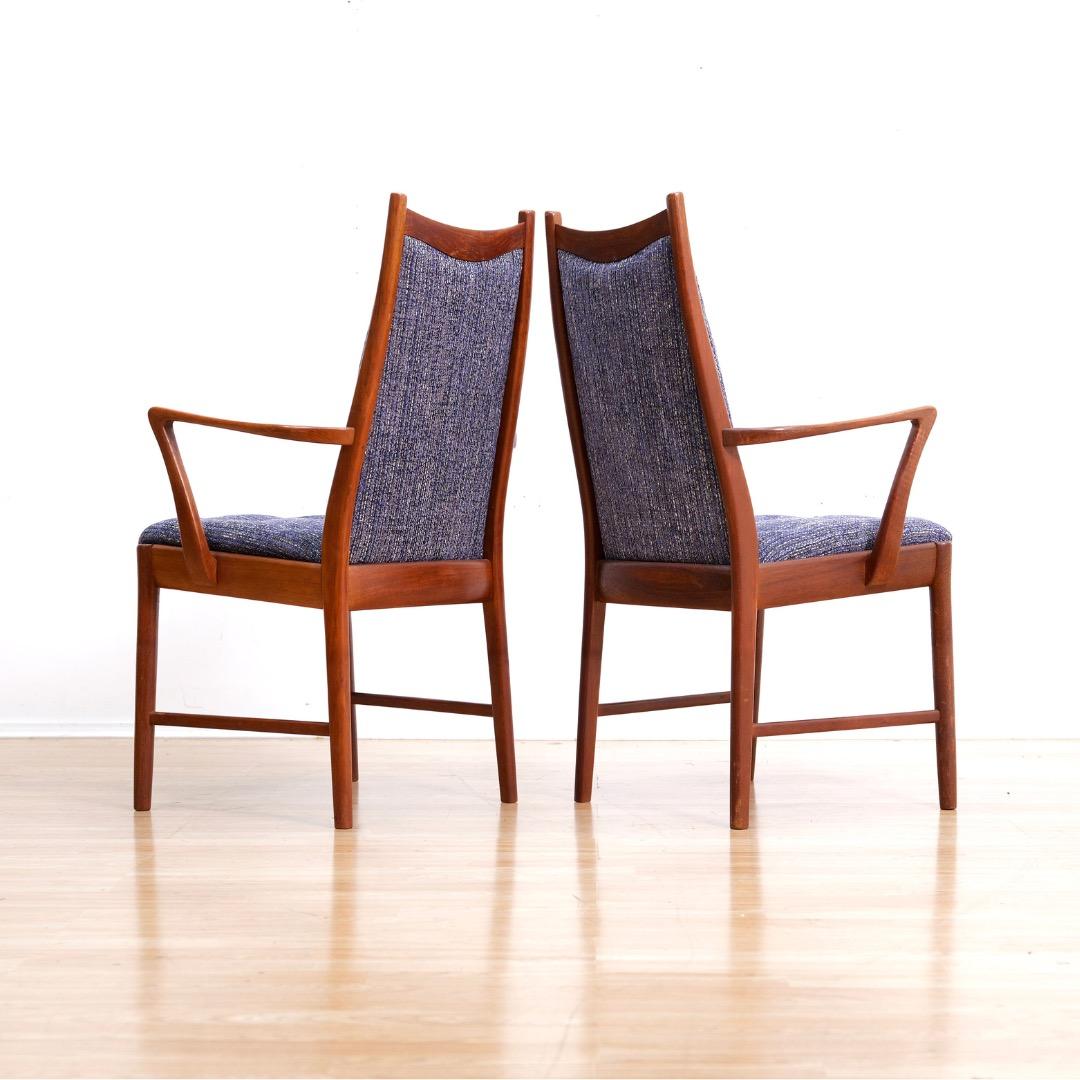 Set of Six Mid Century Dining Chairs by McIntosh Furniture For Sale 2