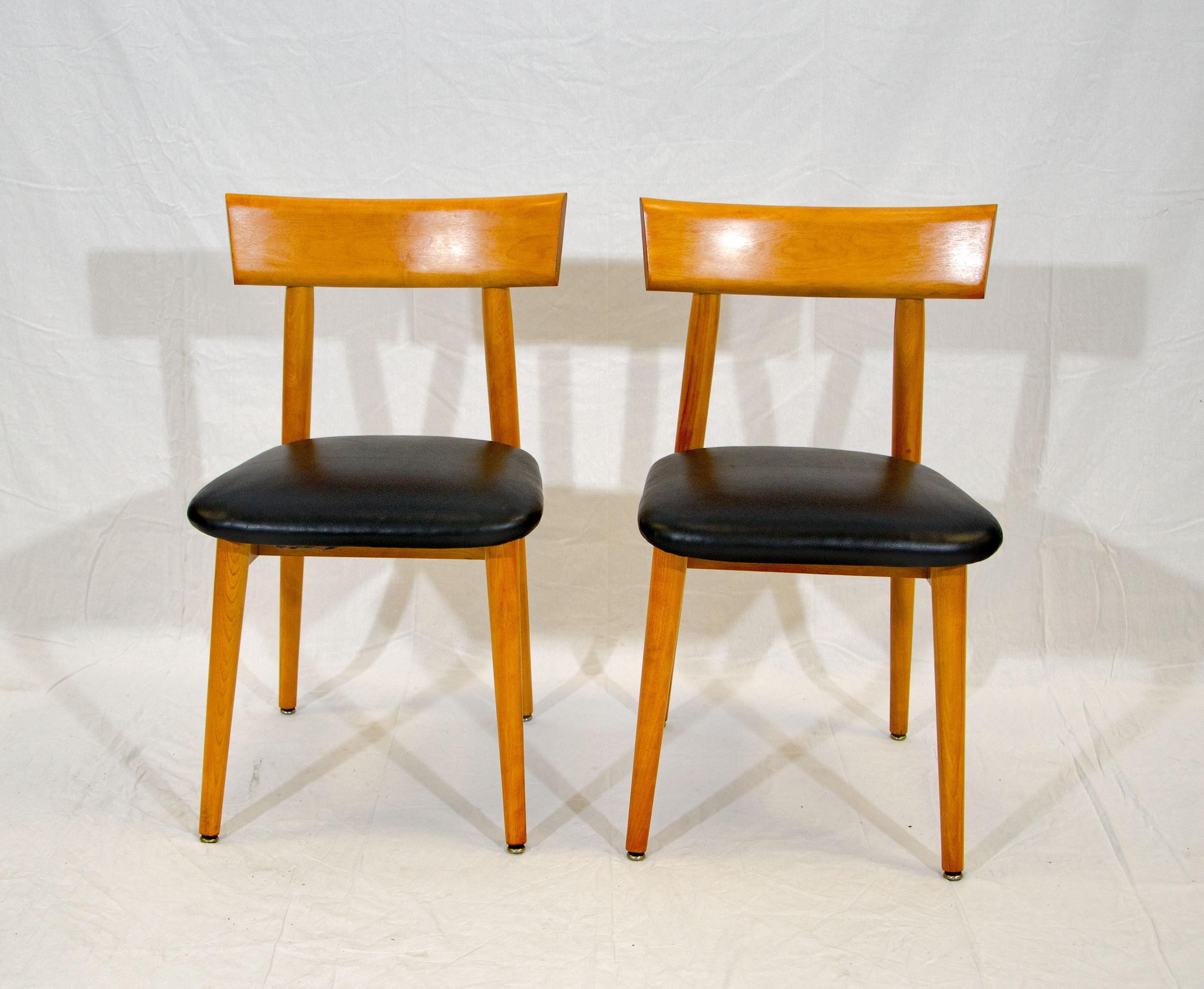 20th Century Set of Six Midcentury Dining Chairs, Conant Ball