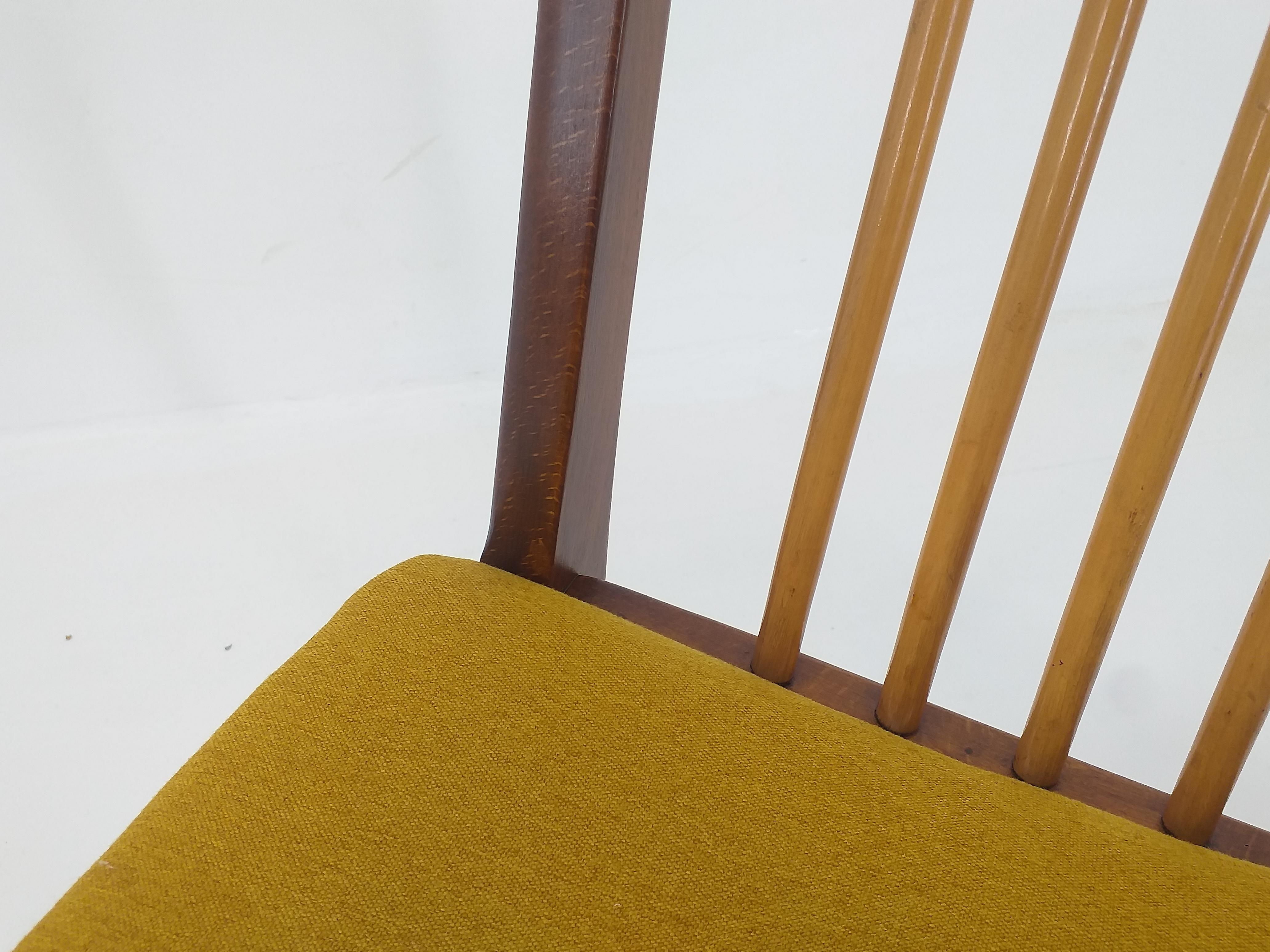 Set of Six Mid Century Dining Chairs, Denmark, 1970s For Sale 3