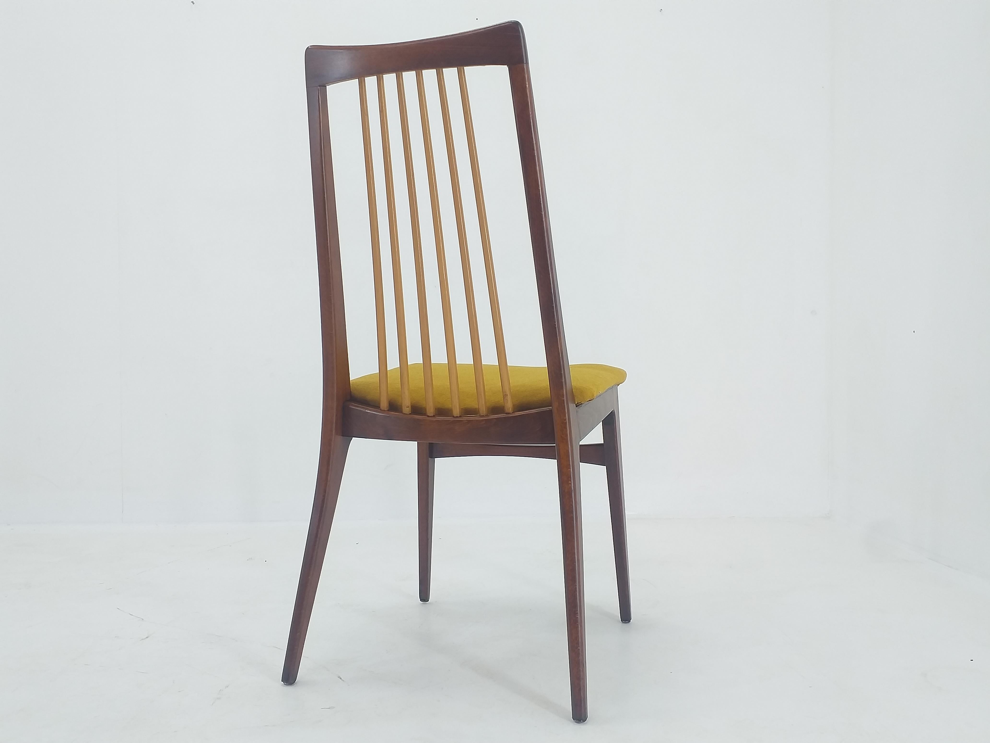 Set of Six Mid Century Dining Chairs, Denmark, 1970s For Sale 6
