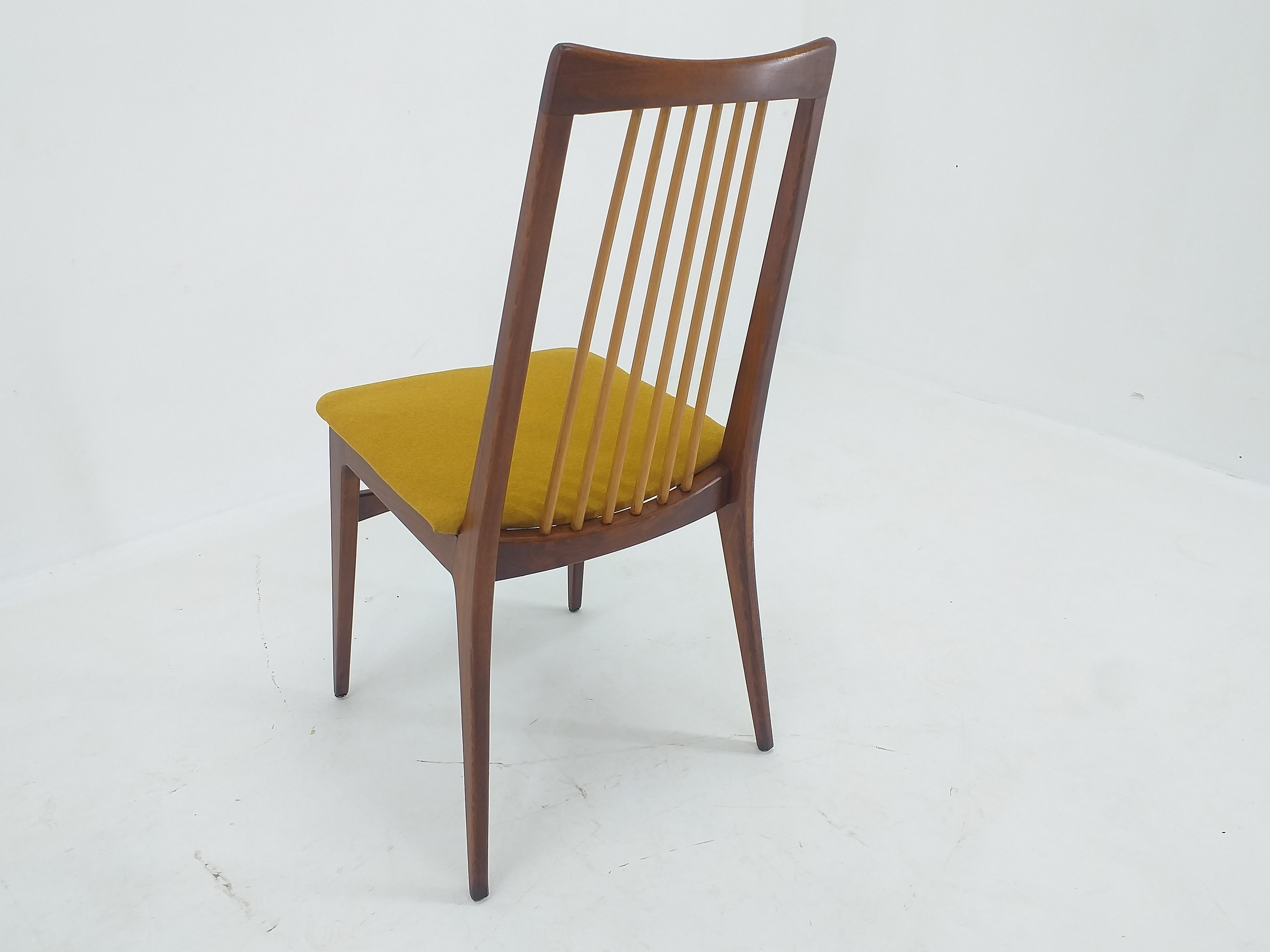 Set of Six Mid Century Dining Chairs, Denmark, 1970s For Sale 9