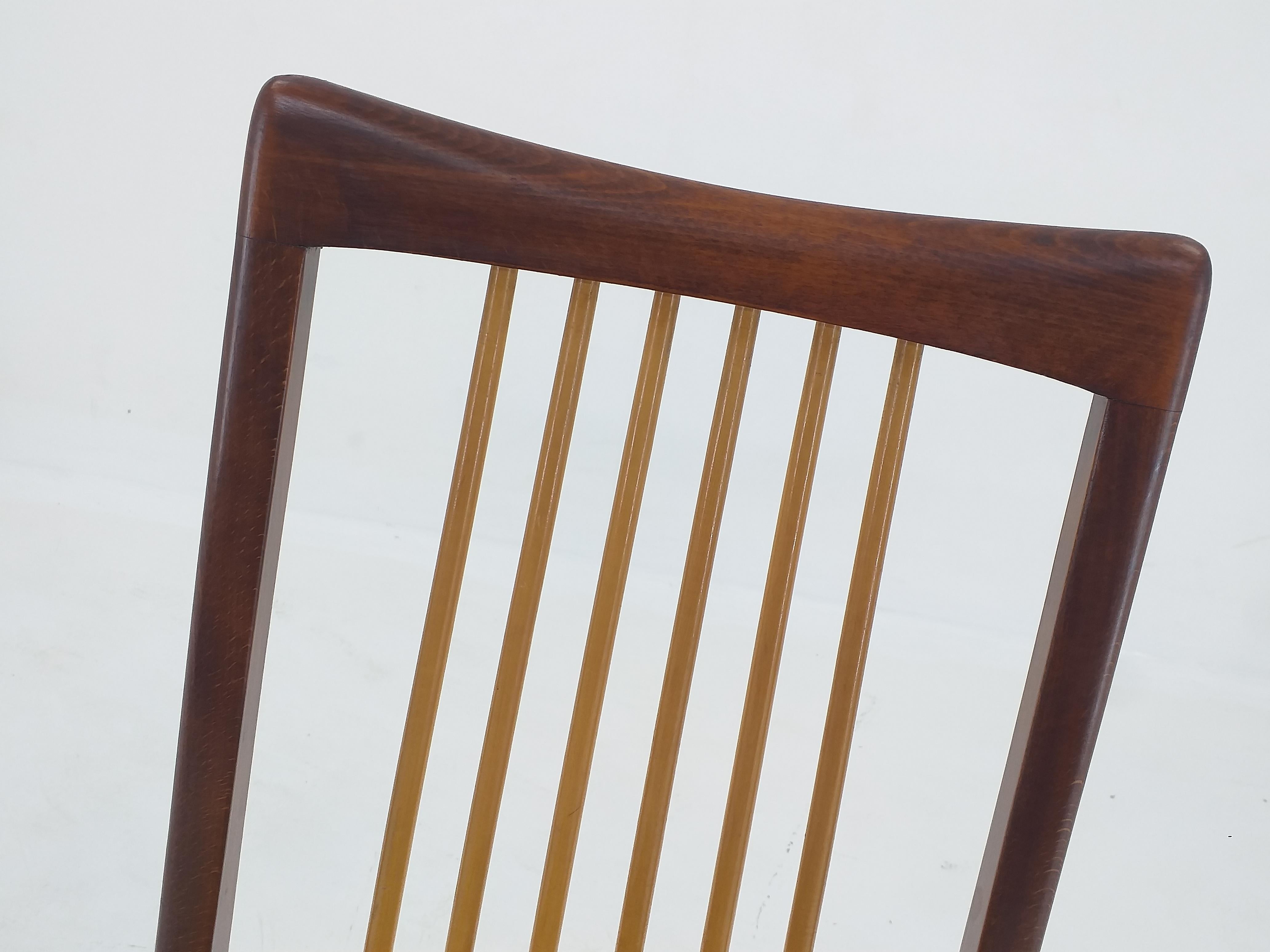 Danish Set of Six Mid Century Dining Chairs, Denmark, 1970s For Sale