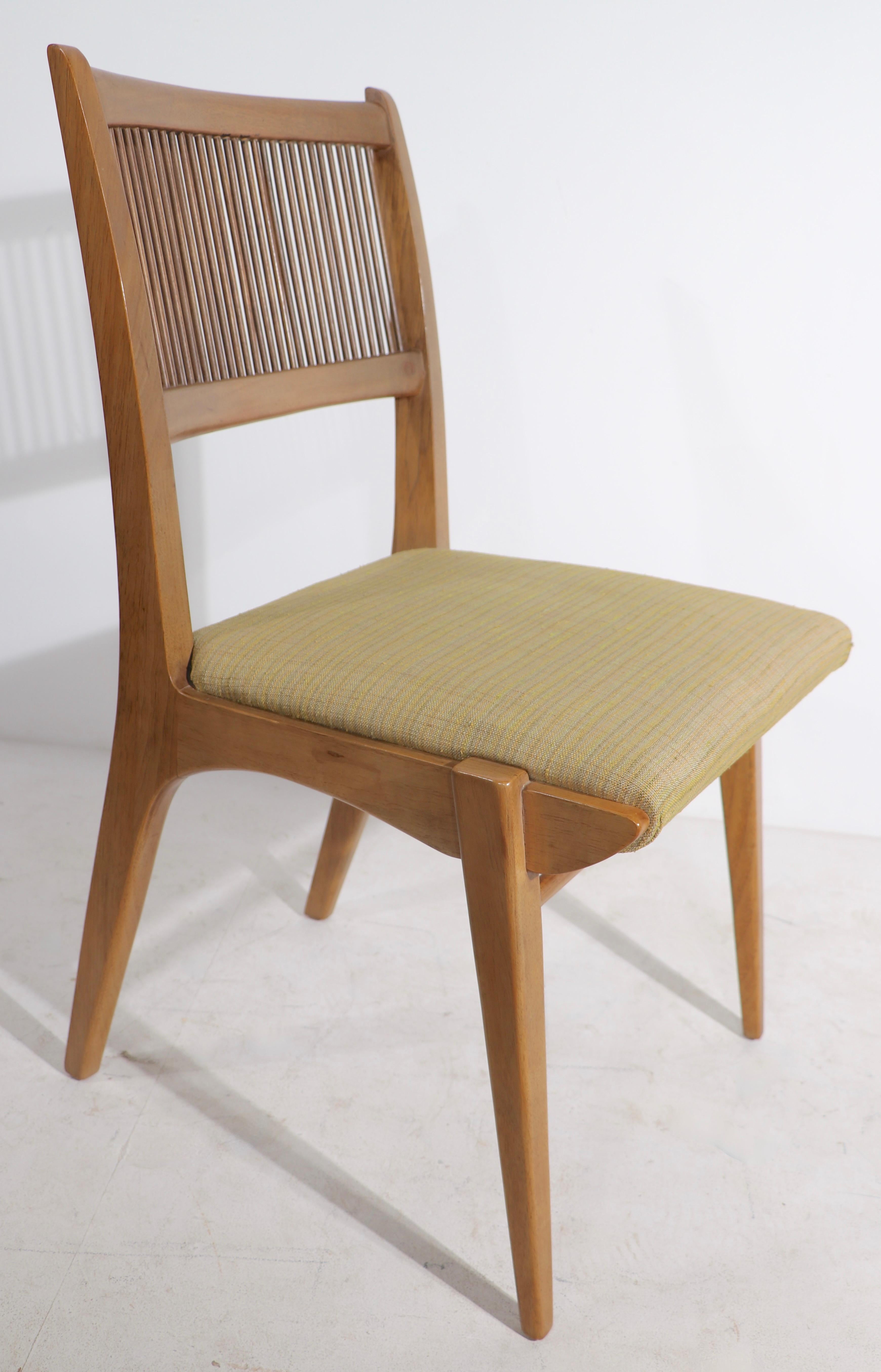 Sechser-Set Mid Century Dining Chairs Drexel Profile von John Van Koert um 1950 (amerikanisch) im Angebot