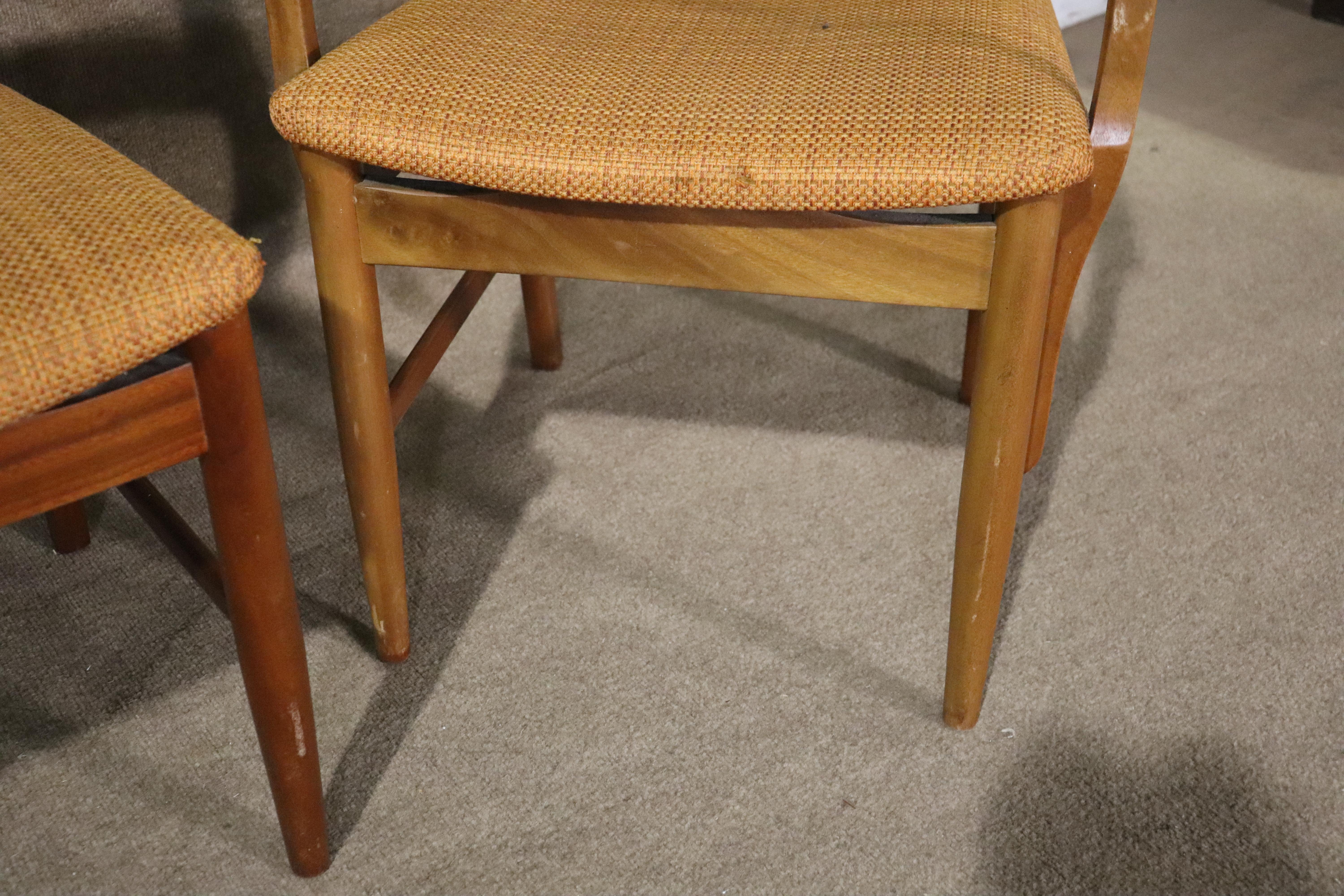 Set of Six Mid-Century Dining Chairs For Sale 4