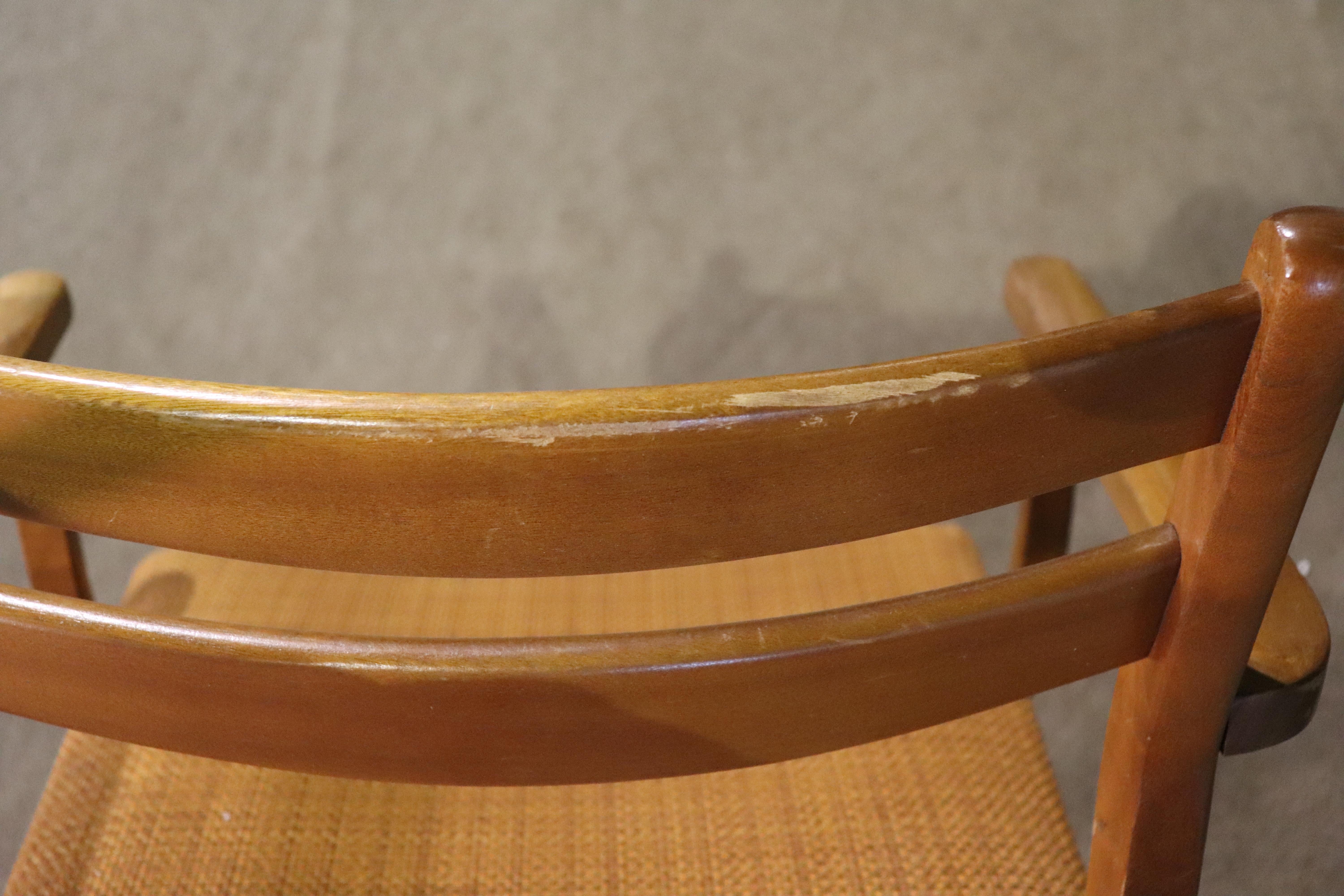 Set of Six Mid-Century Dining Chairs For Sale 5