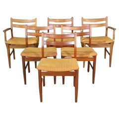 Set of Six Mid-Century Dining Chairs