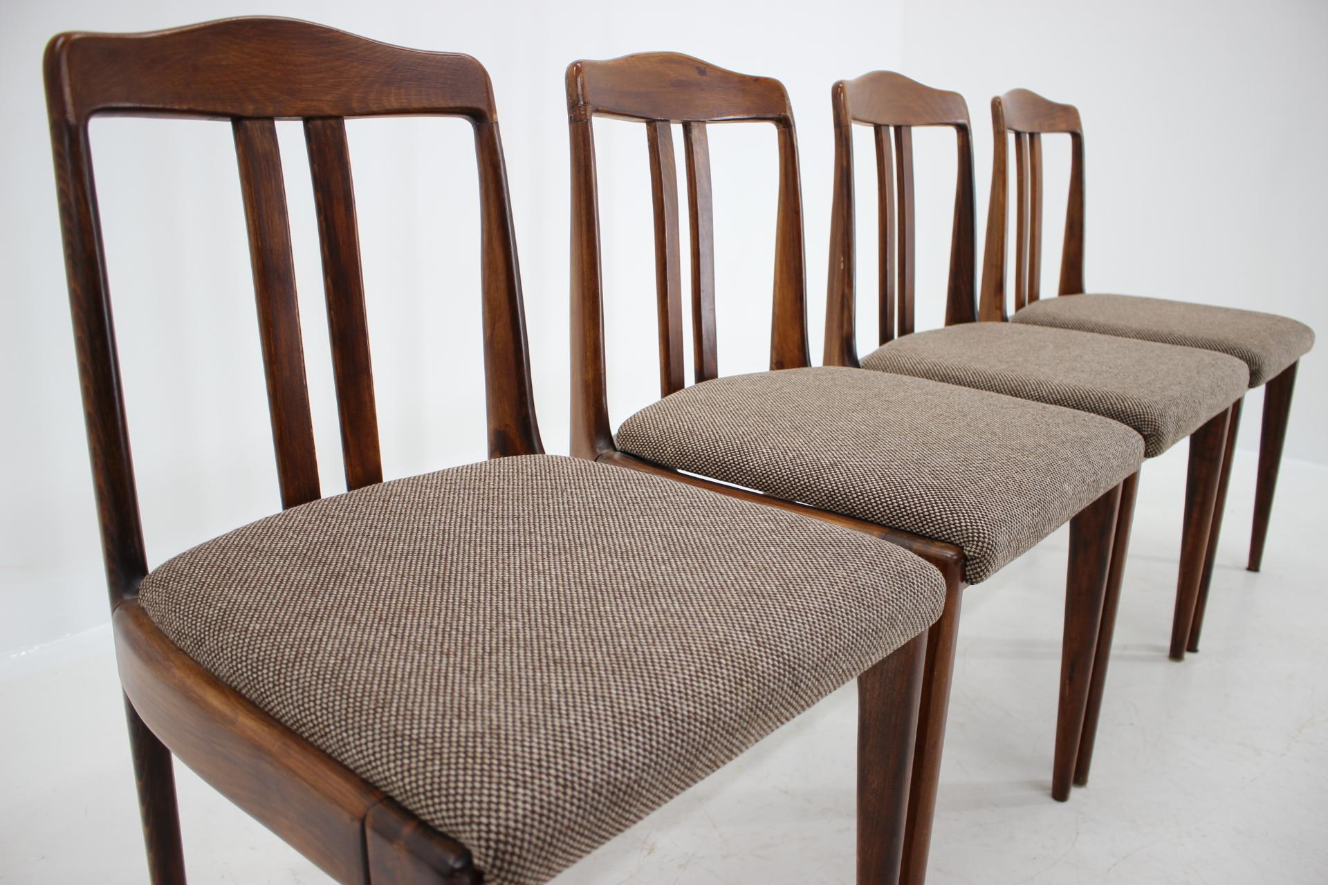 Mid-Century Modern Set of Four  Midcentury Dining Chairs in Style of Johannes Andersen, Denmark For Sale