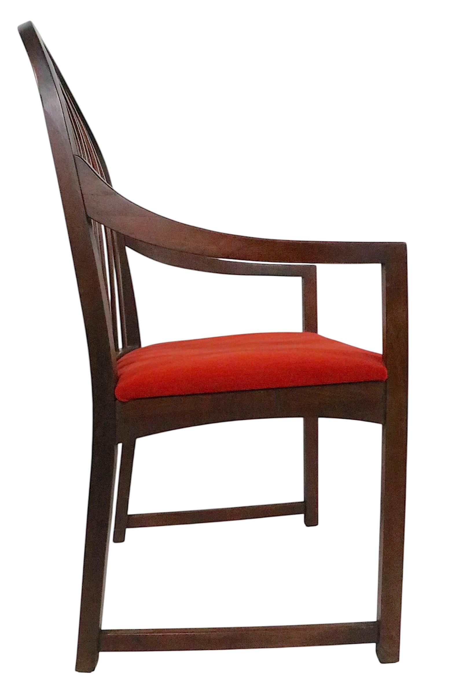 Ensemble de six chaises de salle à manger du milieu du siècle Milo Baughman pour Directional Modèle 332/333 en vente 8