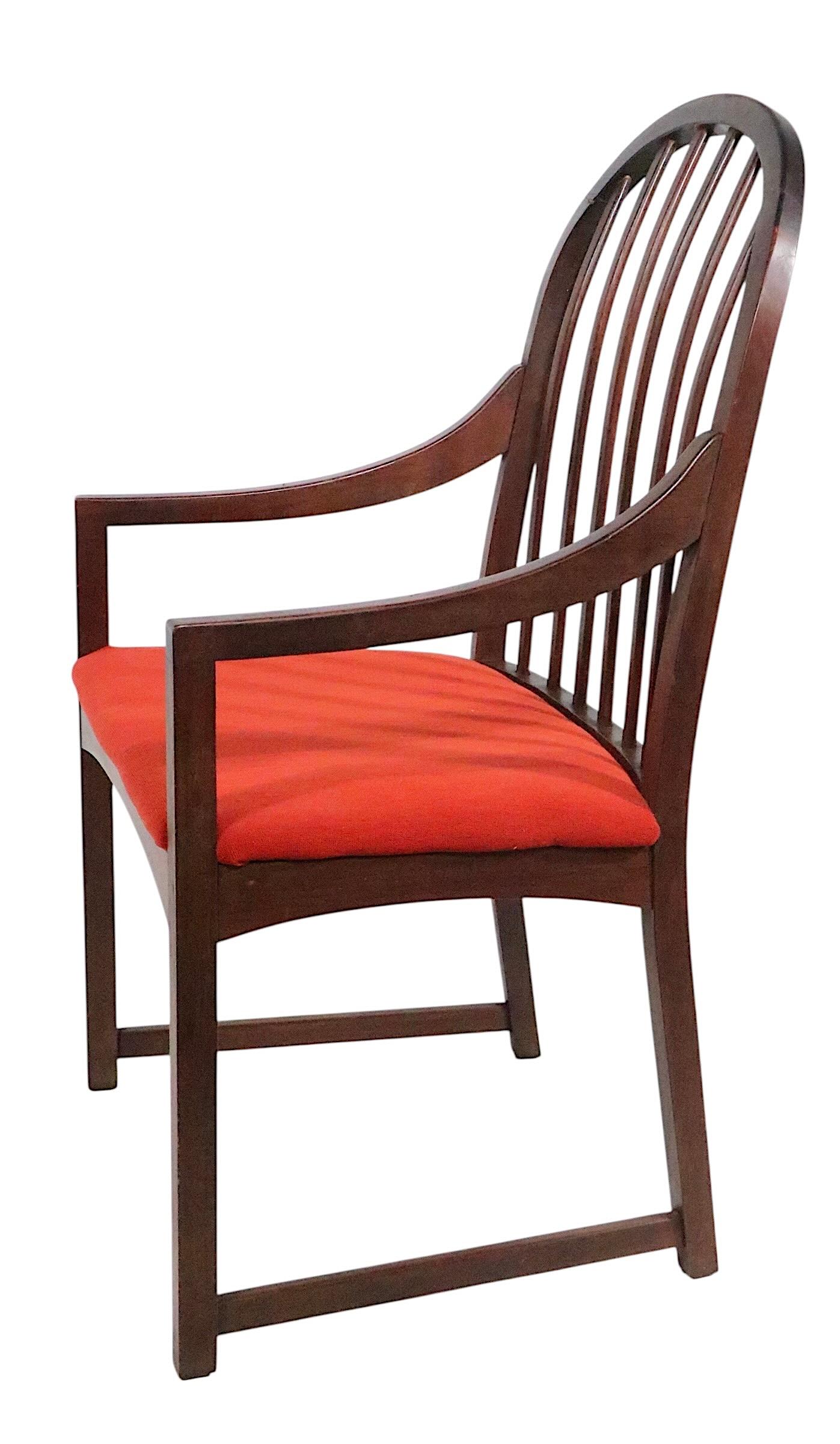 Ensemble de six chaises de salle à manger du milieu du siècle Milo Baughman pour Directional Modèle 332/333 en vente 9