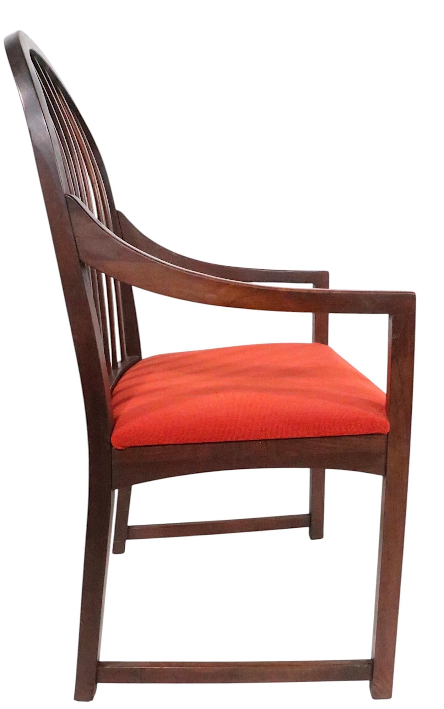 Ensemble de six chaises de salle à manger du milieu du siècle Milo Baughman pour Directional Modèle 332/333 en vente 10