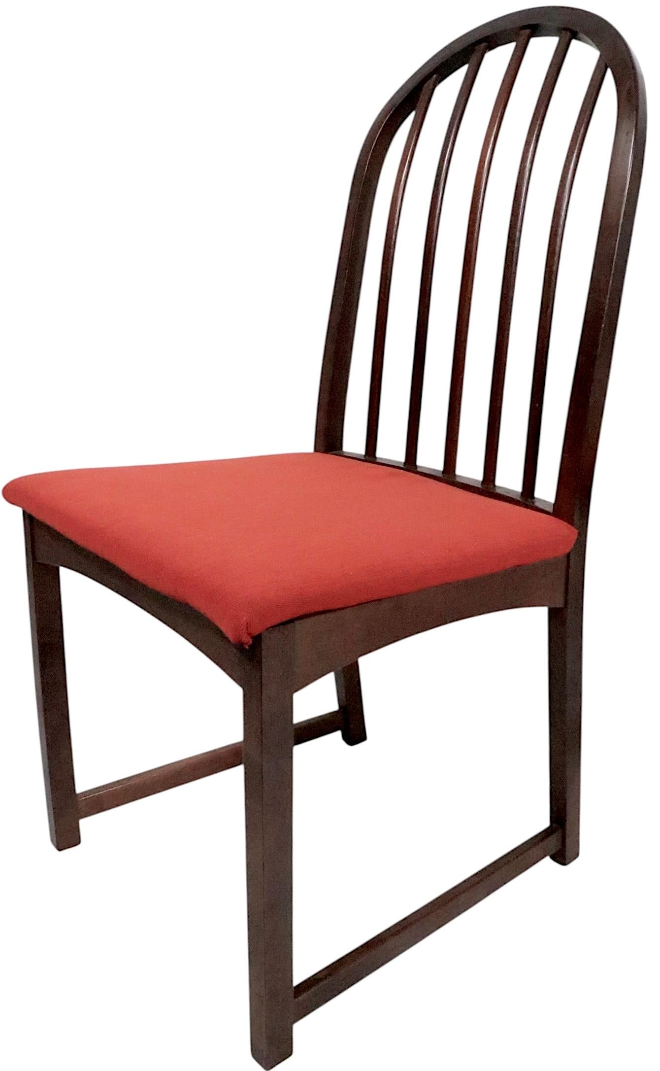 Ensemble de six chaises de salle à manger du milieu du siècle Milo Baughman pour Directional Modèle 332/333 Bon état - En vente à New York, NY