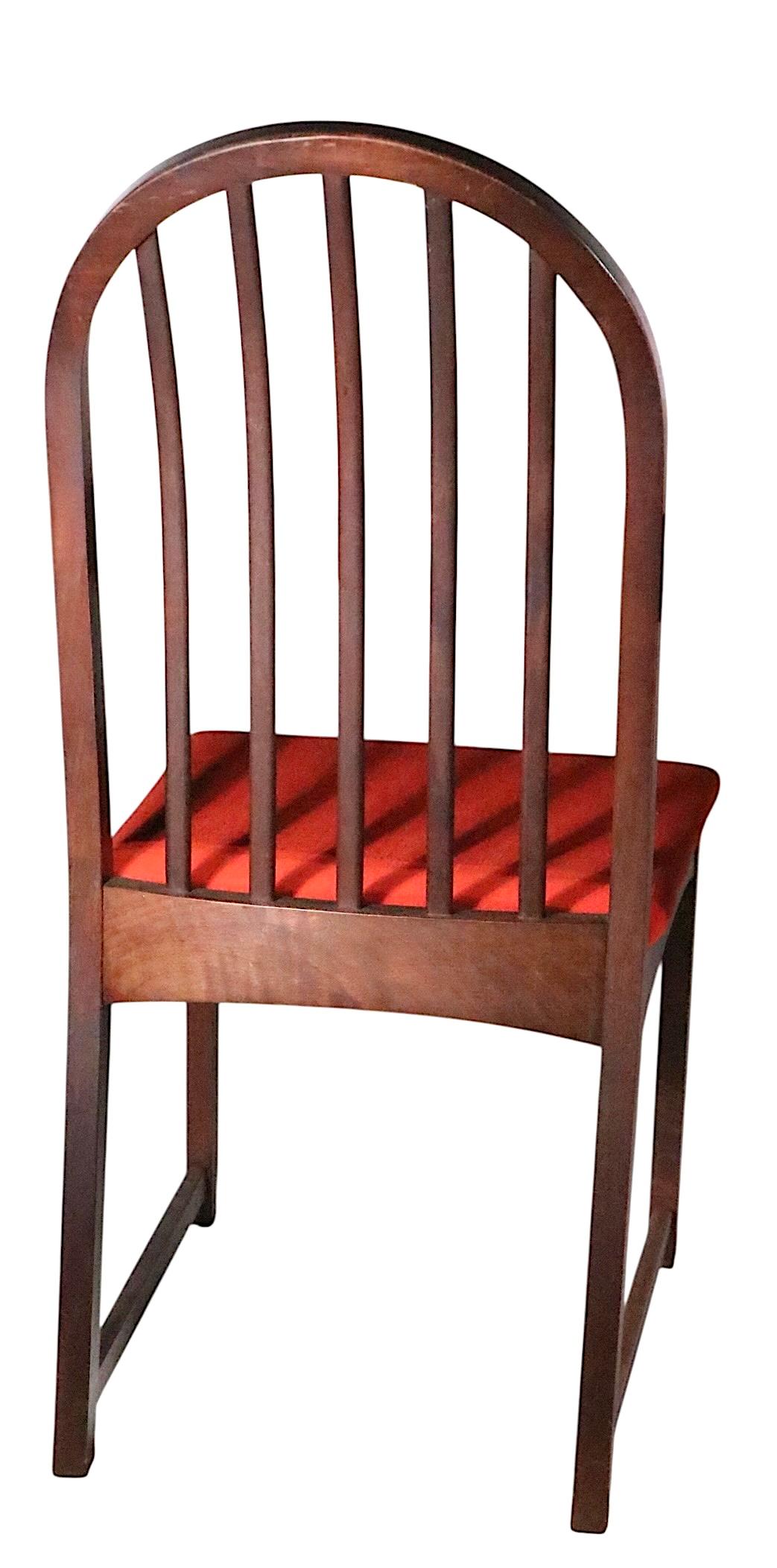 Ensemble de six chaises de salle à manger du milieu du siècle Milo Baughman pour Directional Modèle 332/333 en vente 1